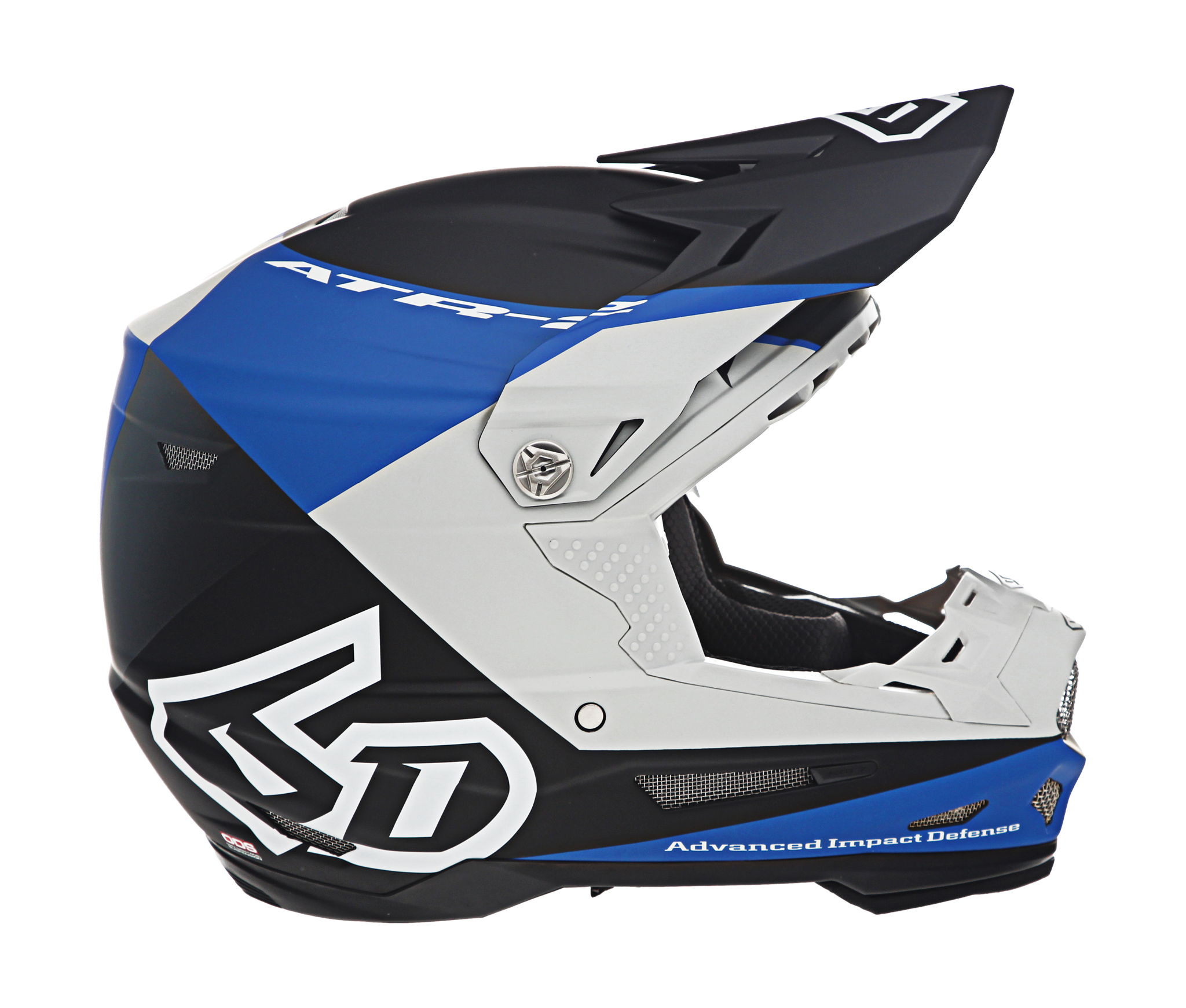 6D Crosshelm ATR-2 Quadrant - Blauw / Zwart / Grijs