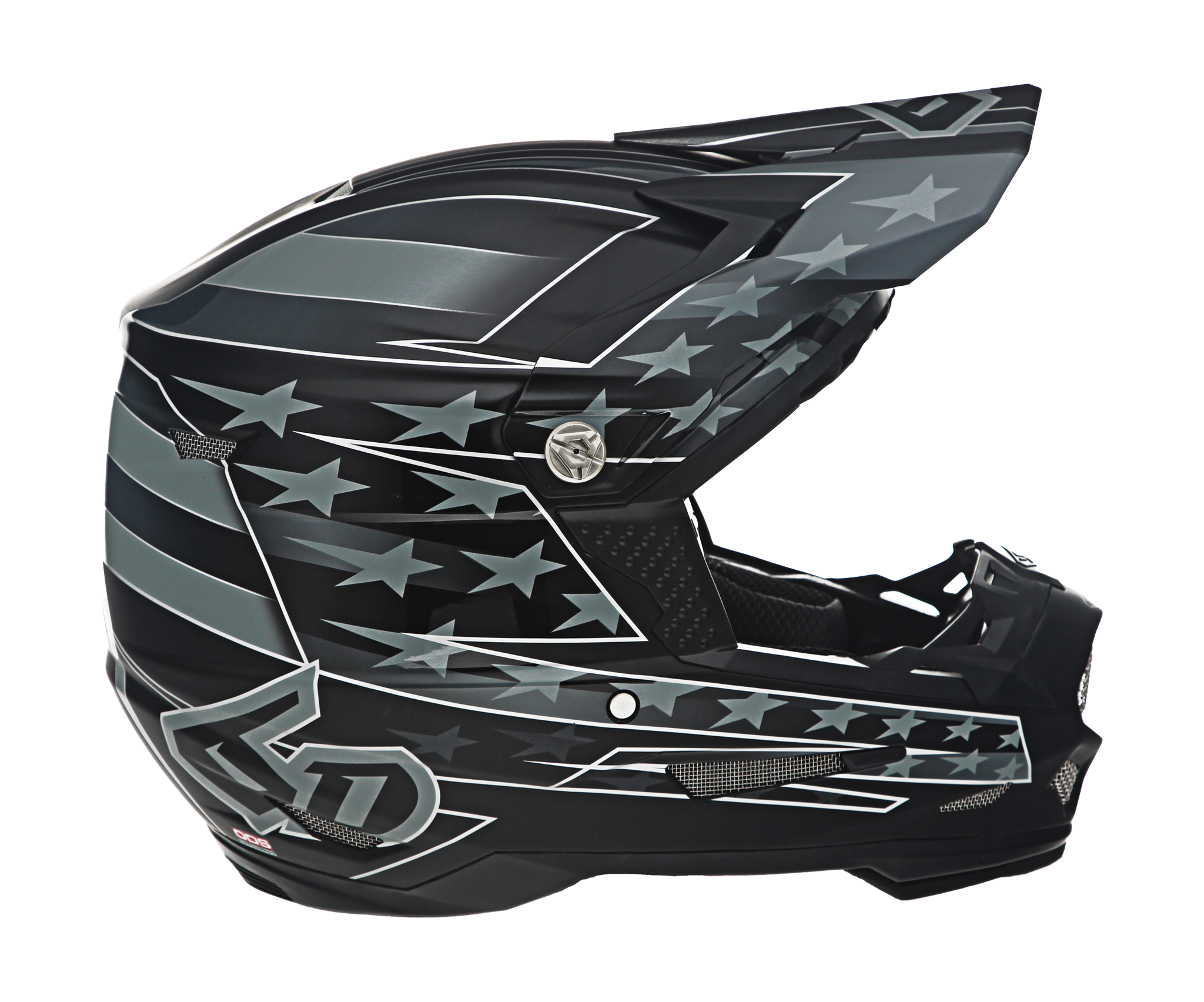 6D Crosshelm ATR-2 Super Patriot - Zwart