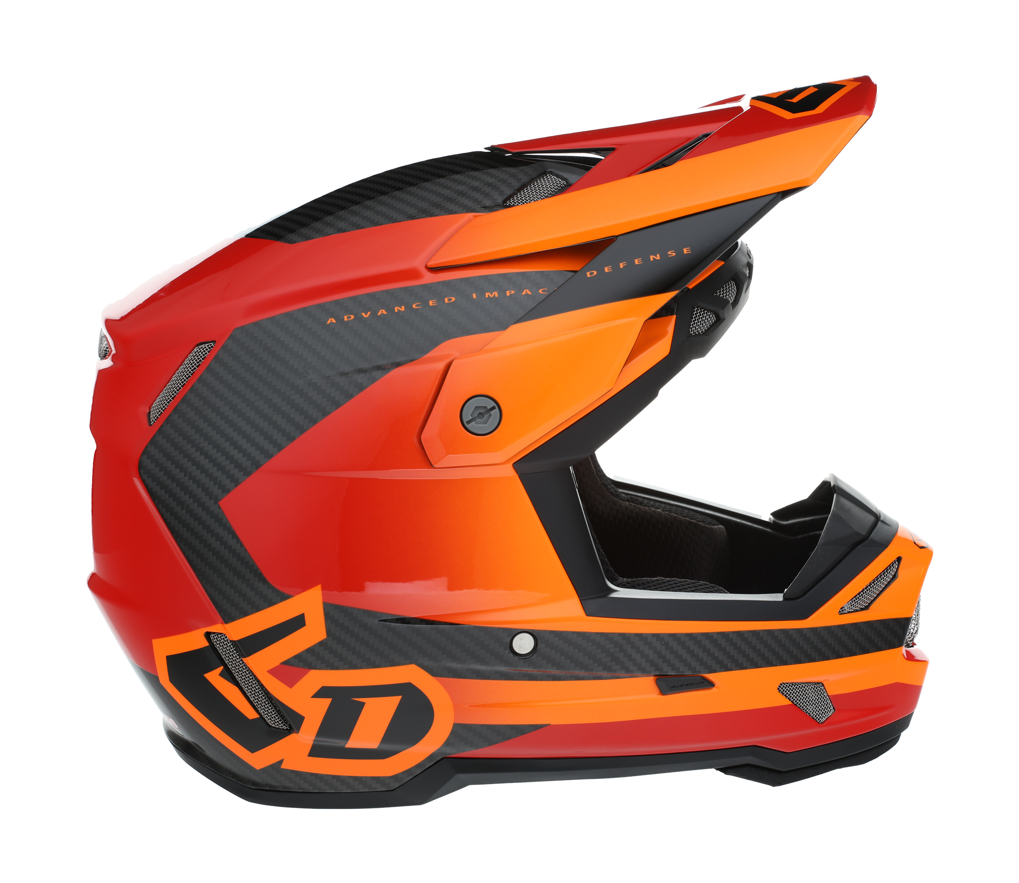 6D Crosshelm ATR-3 FIM Pure - Oranje
