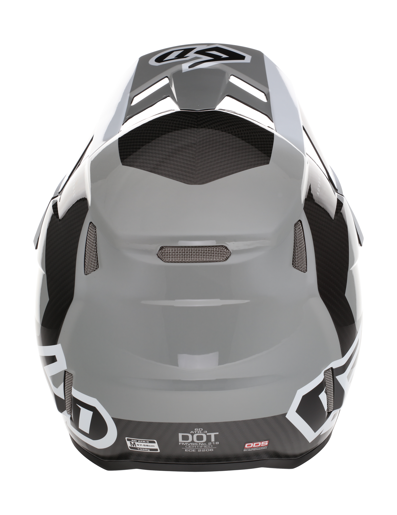 6D Crosshelm ATR-3 FIM Pure - Wit