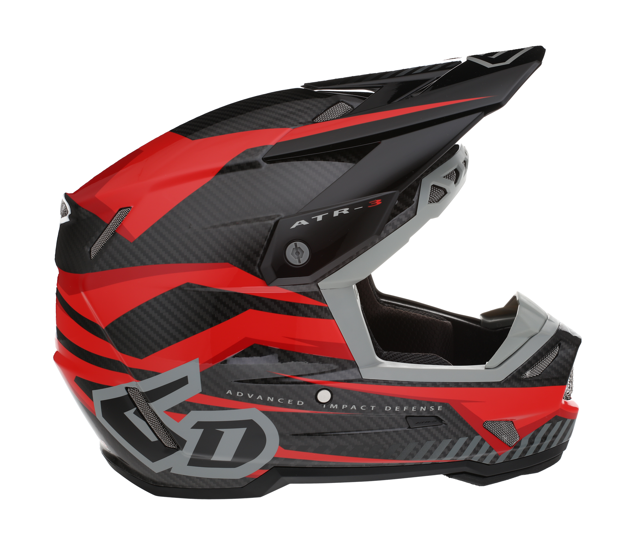 6D Crosshelm ATR-3 FIM Rival - Rood