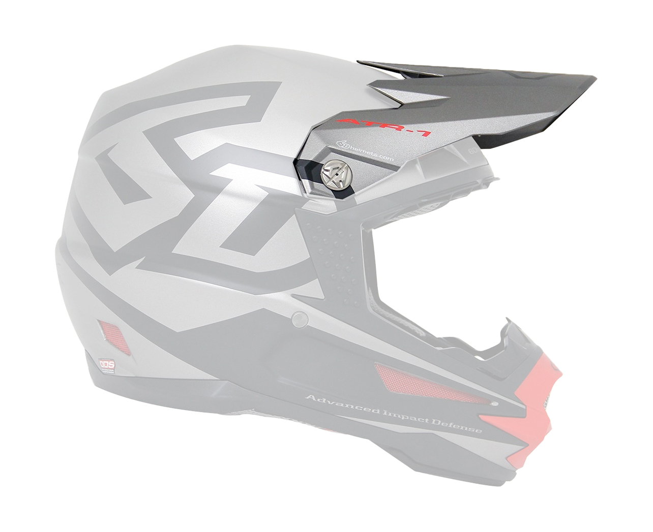 6D Helmklep ATR-1 Macro - Titianium