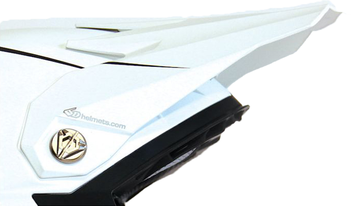 6D Helmklep ATR-1 Stealth Graphic - Wit