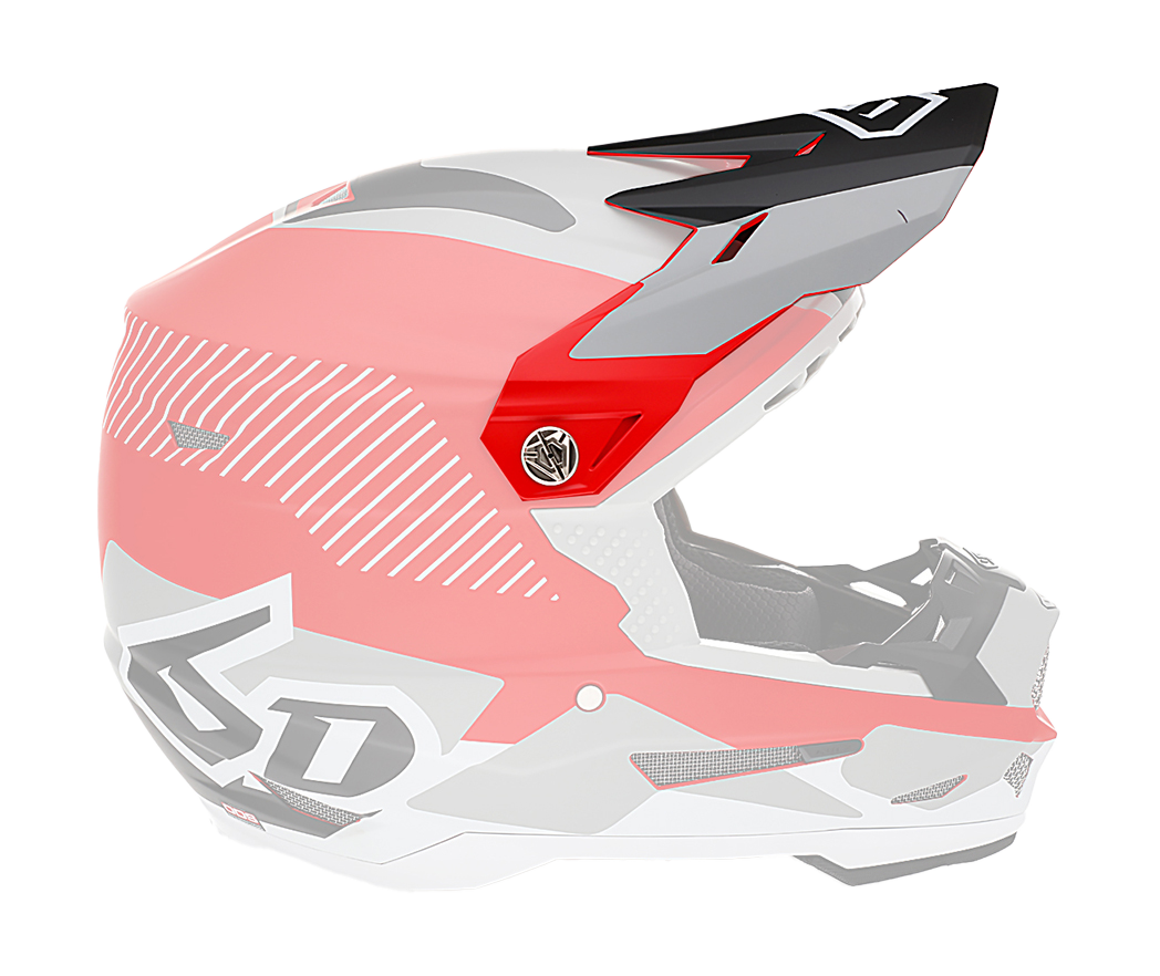 6D Helmklep ATR-2 Fusion - Rood