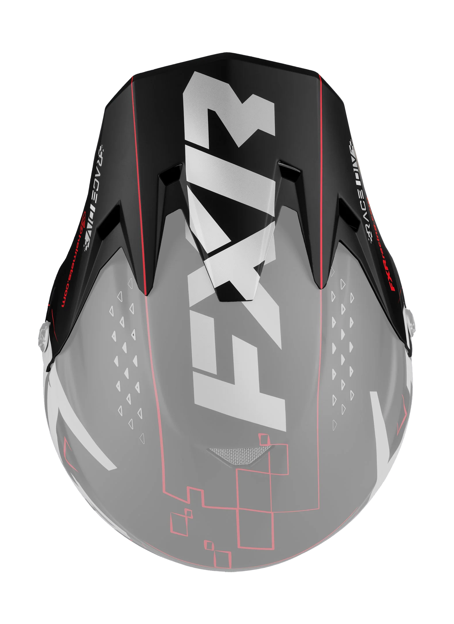 6D Helmklep ATR-2 FXR - Redline
