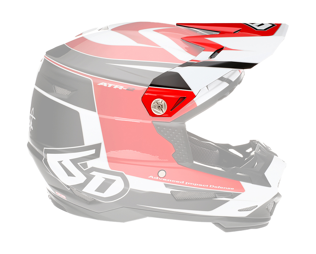 6D Helmklep ATR-2 Impact - Rood