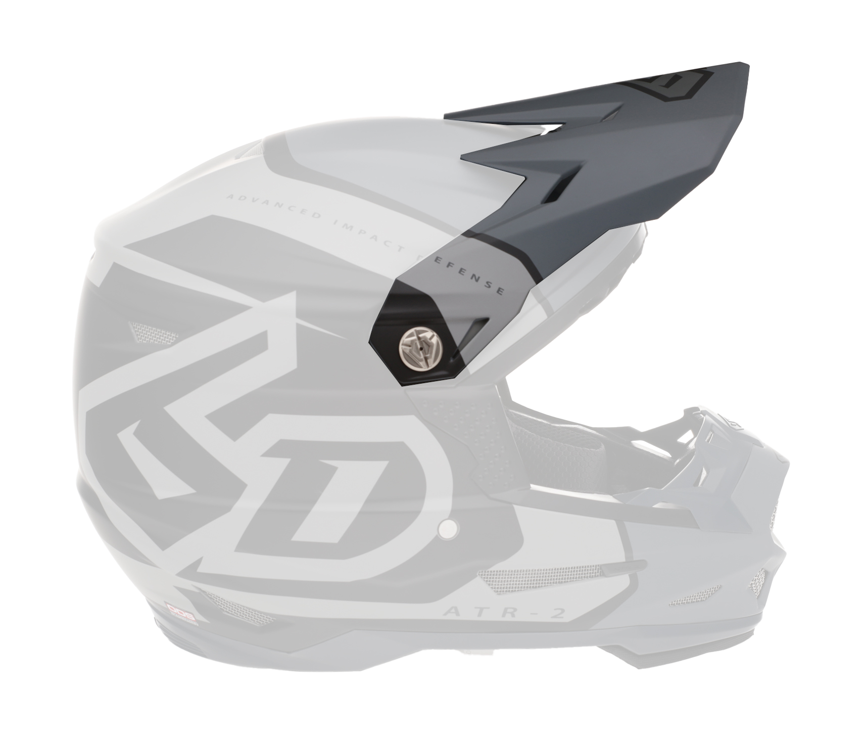 6D Helmklep ATR-2 Torque - Mat Charcoal