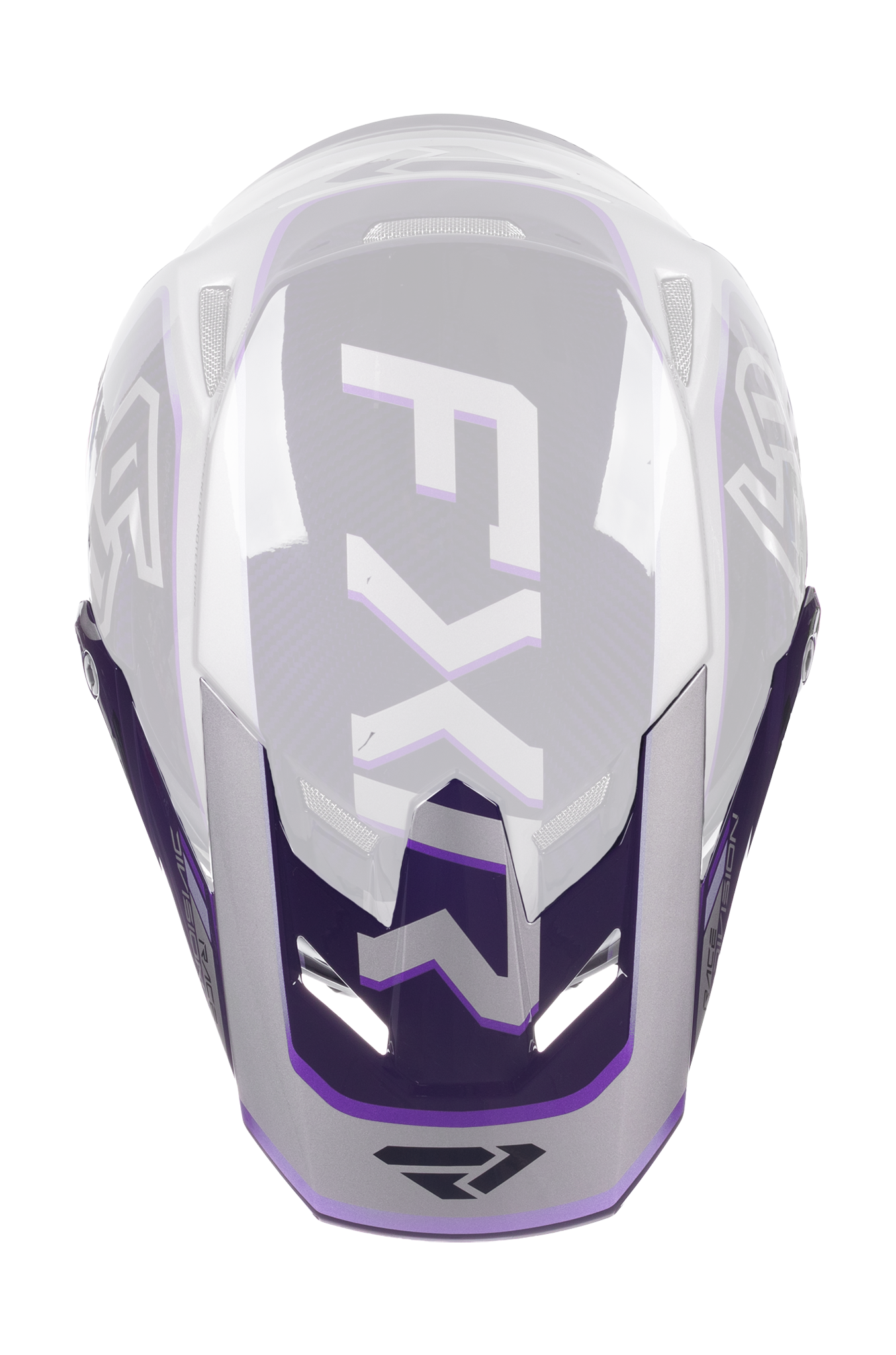6D Helmklep ATR-3 FXR - Grijs / Paars