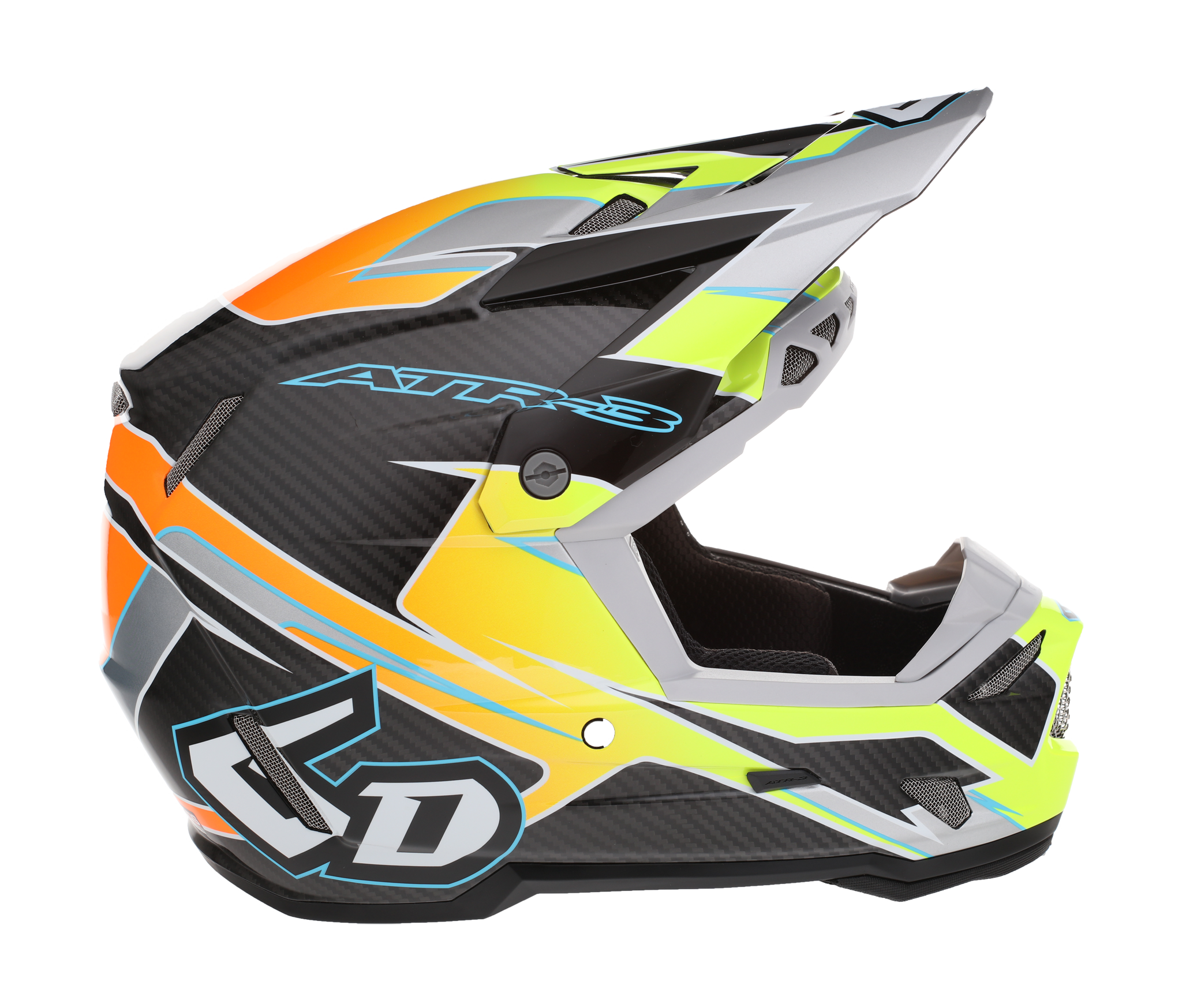 6D Kinder Crosshelm ATR-3Y Reflex - Neon Geel