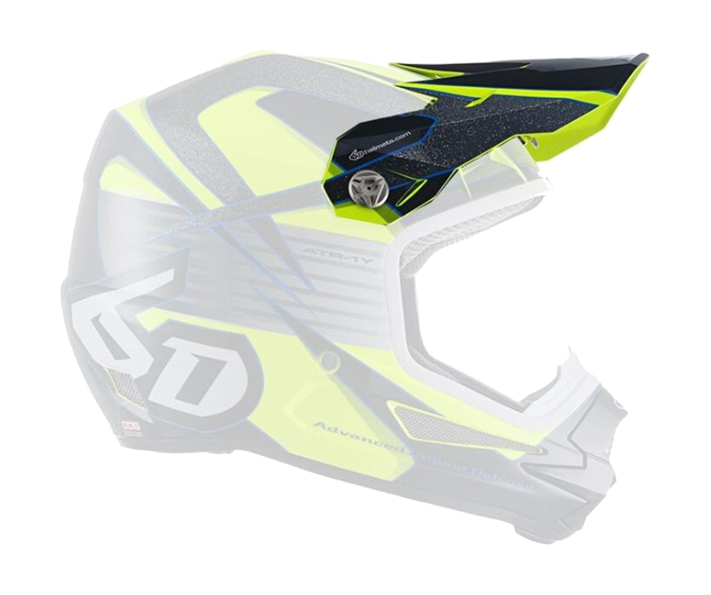 6D Kinder Helmklep ATR-1Y Avenger - Neon Geel