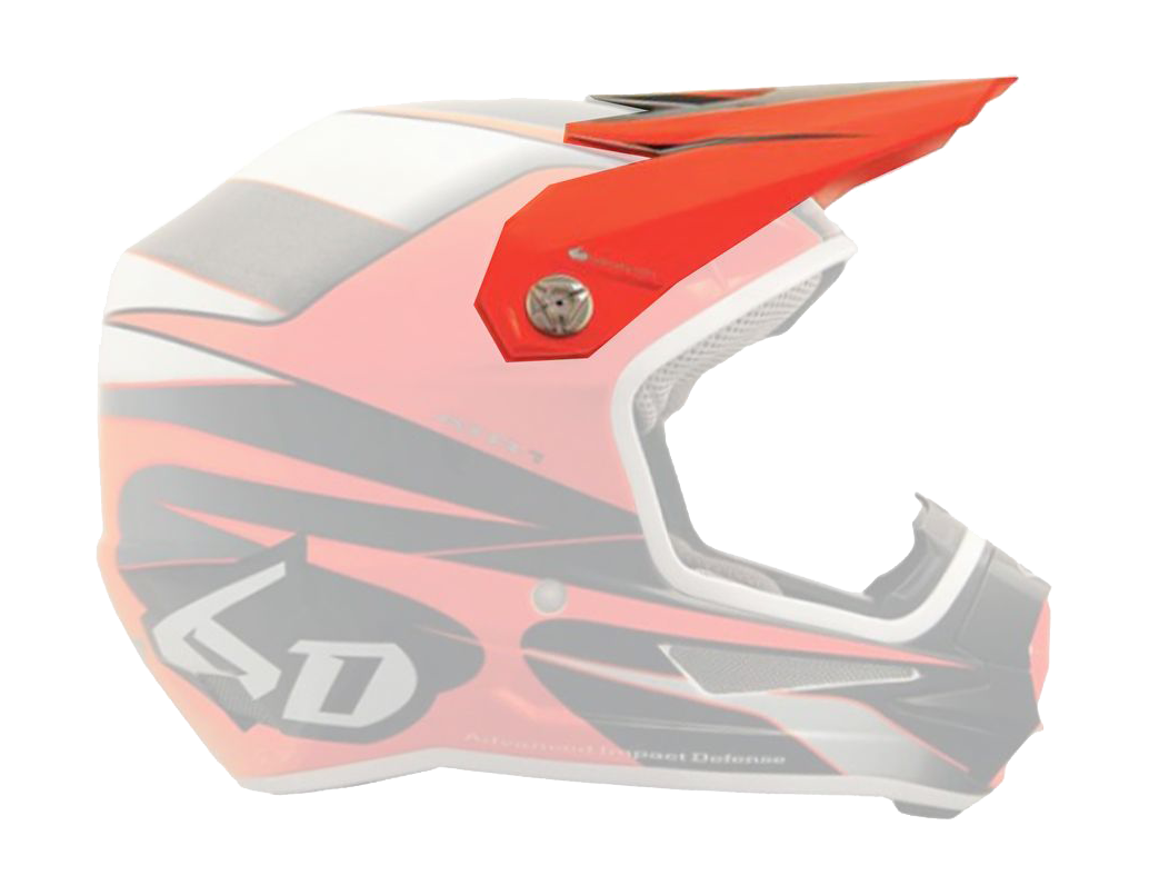6D Kinder Helmklep ATR-1Y Hornet Graphic - Oranje
