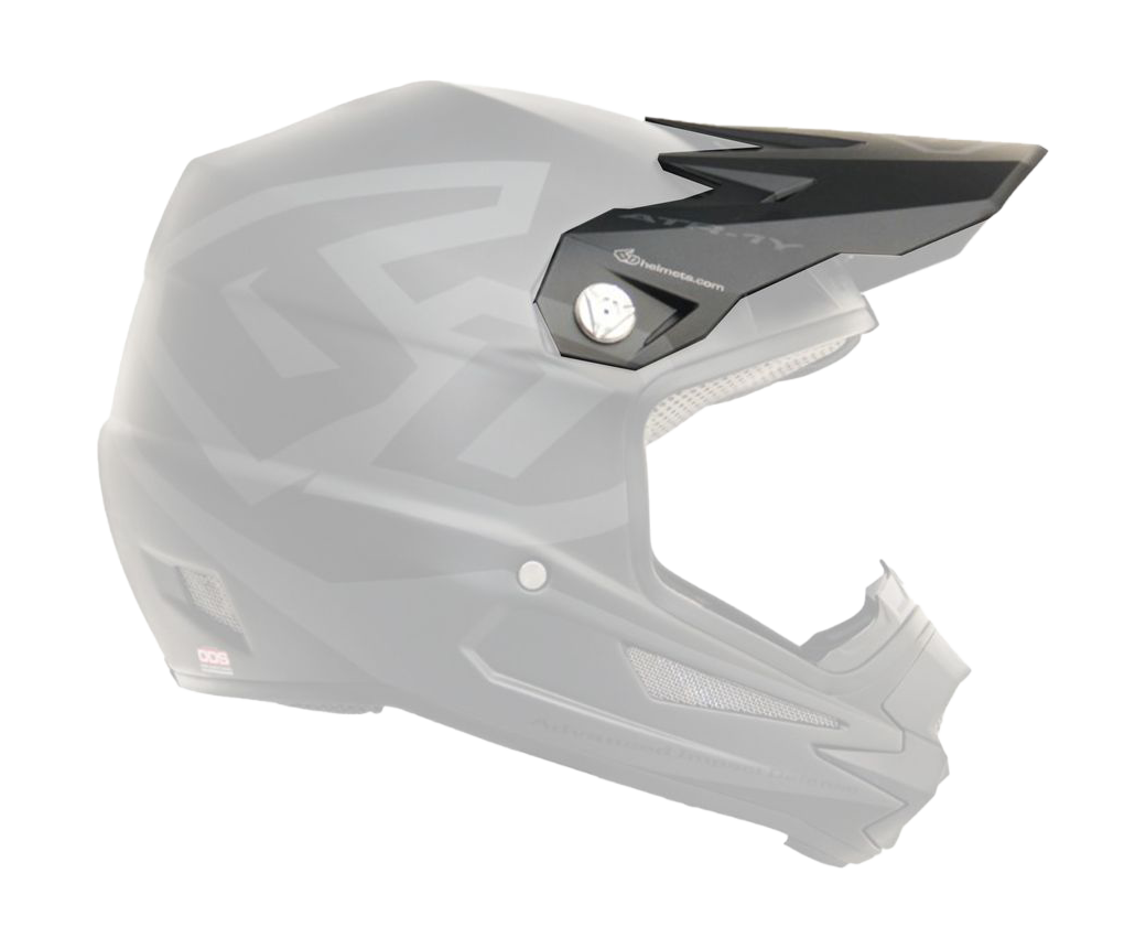 6D Kinder Helmklep ATR-1Y Macro - Mat Zwart