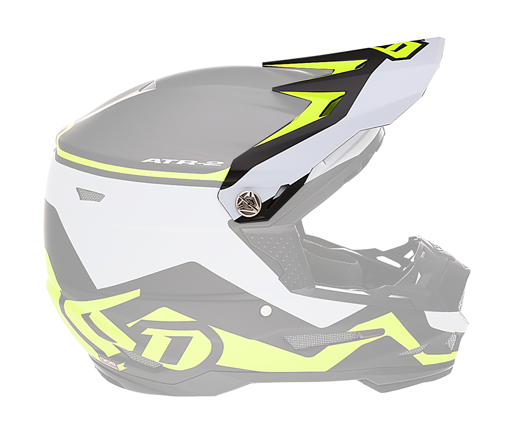 6D Kinder Helmklep ATR-2Y Drive - Neon Geel