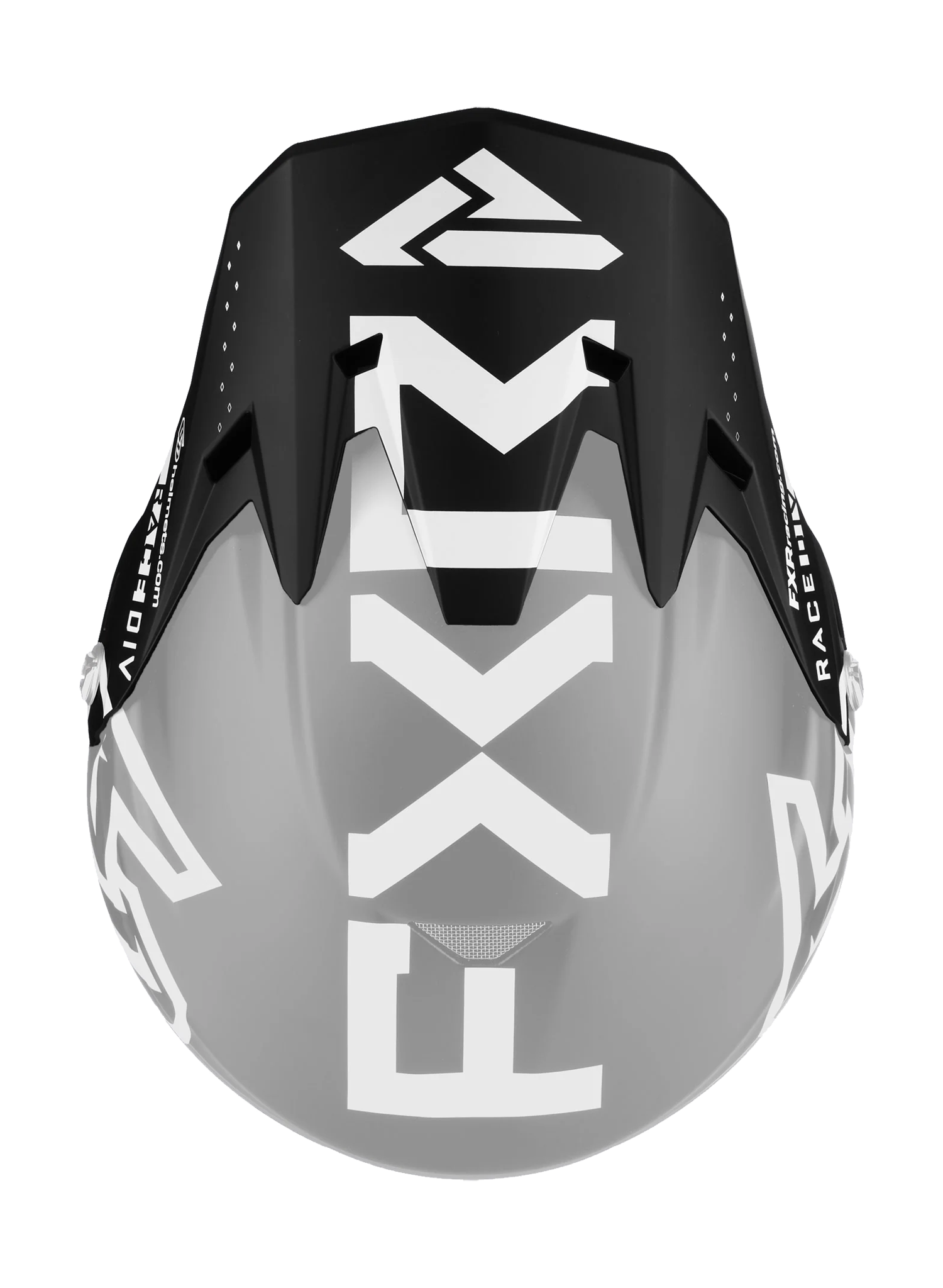 6D Kinder Helmklep ATR-2Y FXR - Zwart / Wit