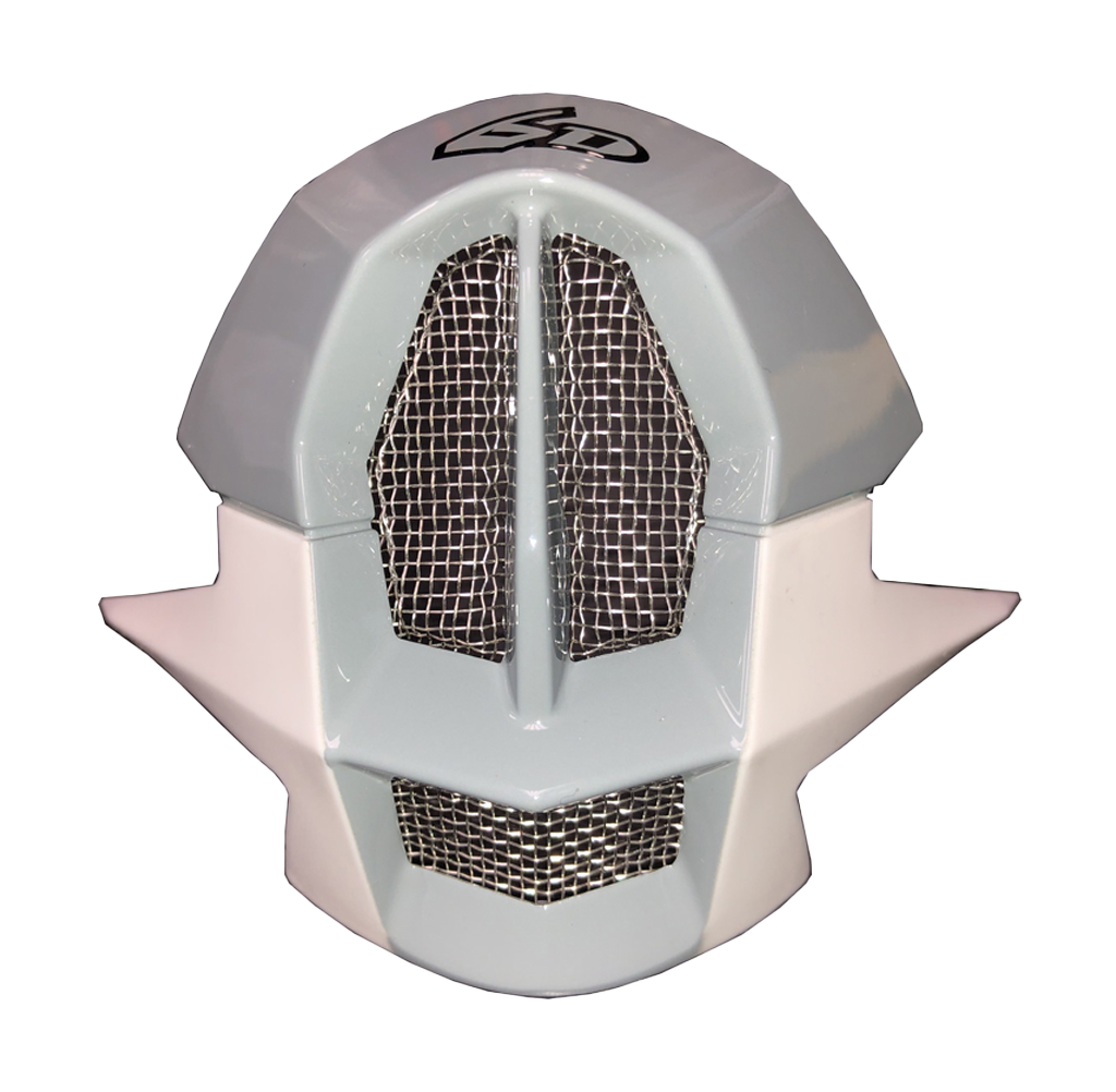 6D Mondstuk ATR-1 Intruder Graphic - Grijs / Rood