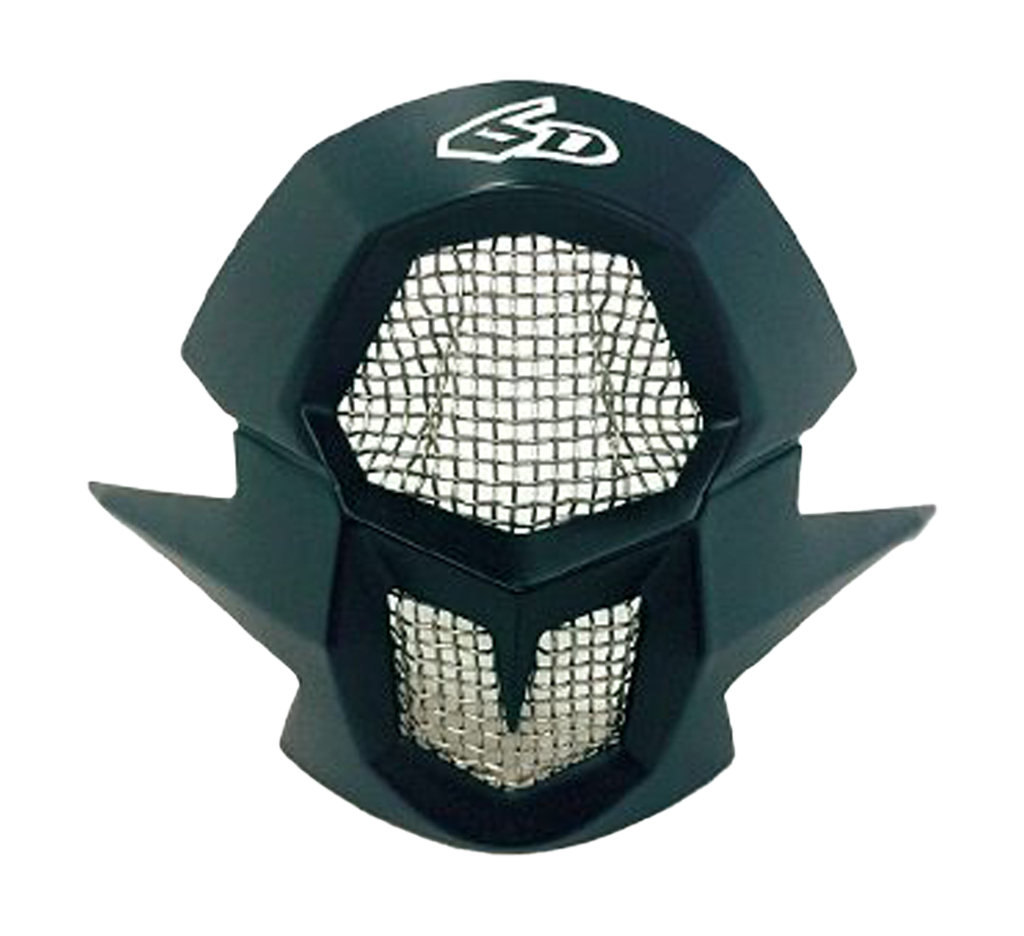 6D Mondstuk ATR-1 Stealth Graphic - Mat Zwart