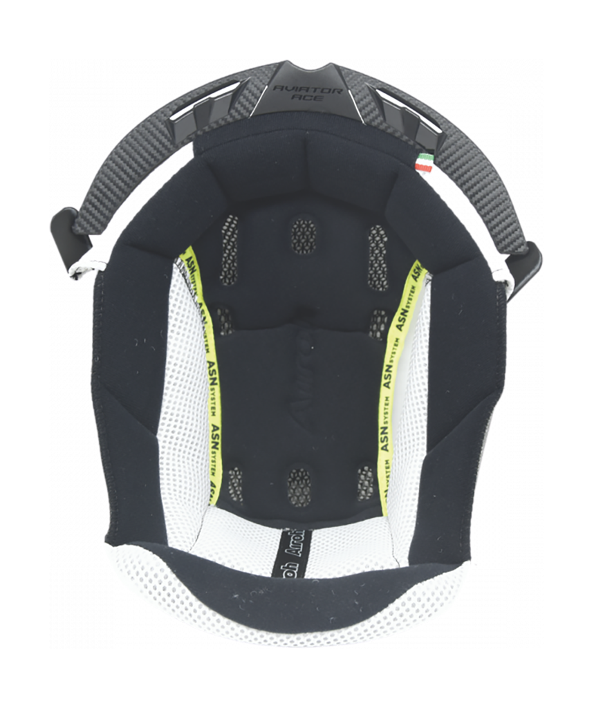 Airoh Binnenvoering Aviator Ace - Zwart / Wit