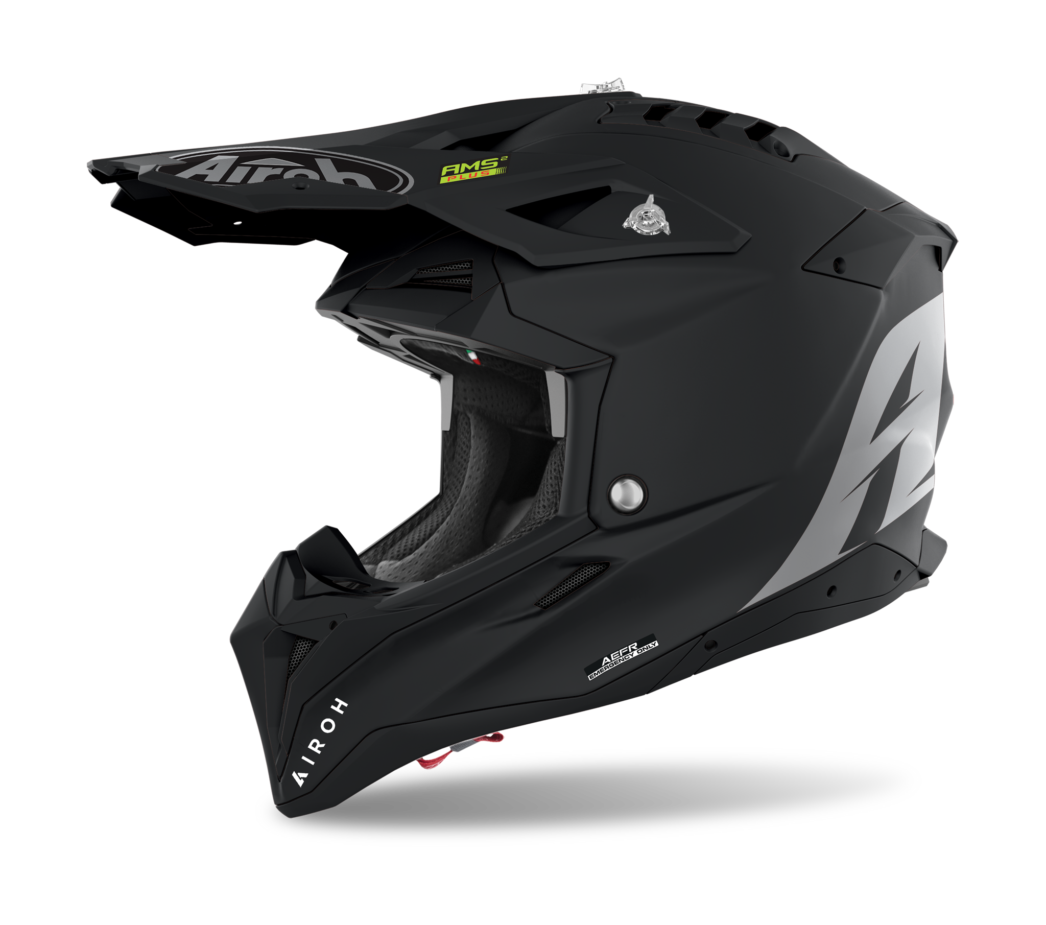 Airoh Crosshelm Aviator 3 Color - Mat Zwart