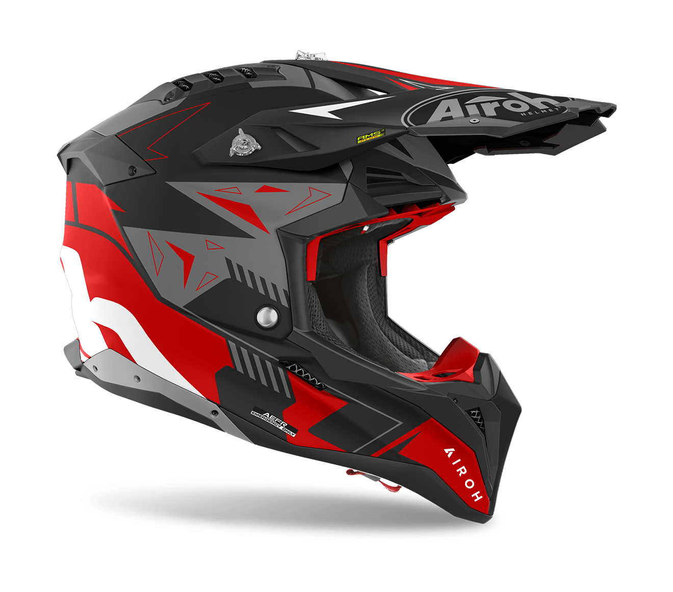 Airoh Crosshelm Aviator 3 Spin - Mat Rood