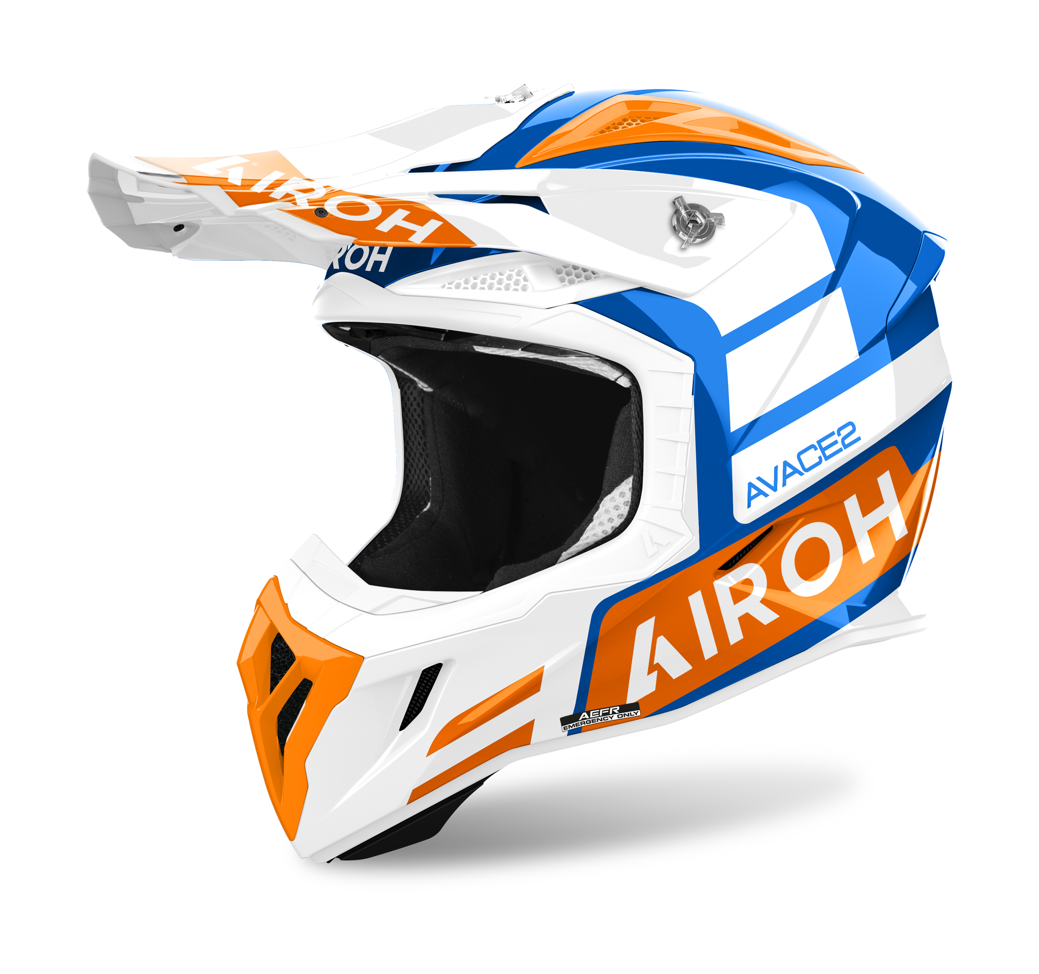Airoh Crosshelm Aviator Ace 2 Sake - Glans Oranje