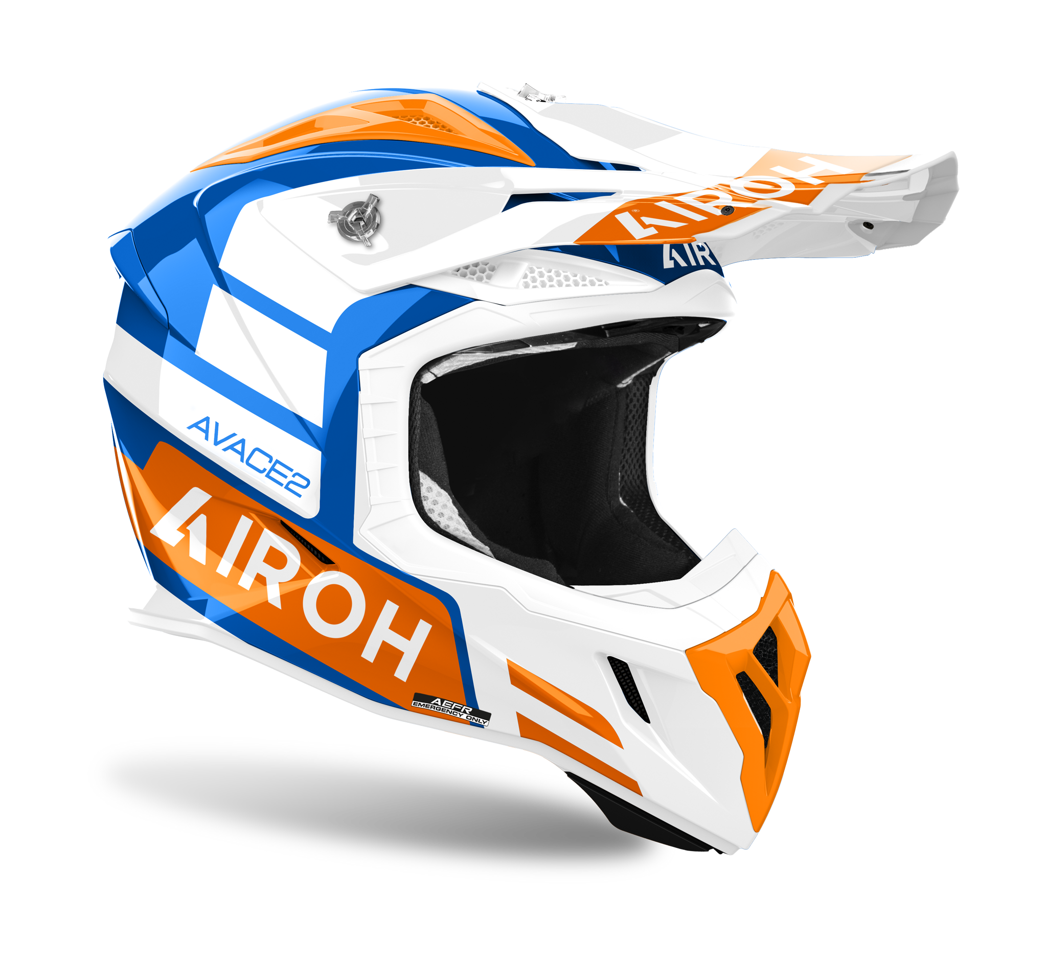 Airoh Crosshelm Aviator Ace 2 Sake - Glans Oranje