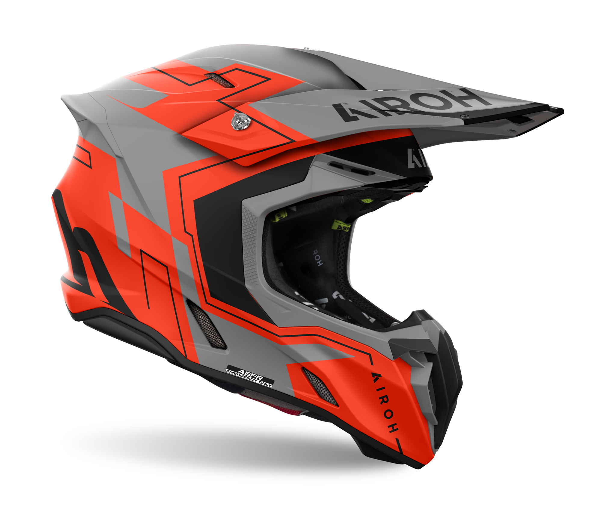 Airoh Crosshelm Twist 3 Dizzy - Mat Fluo Oranje