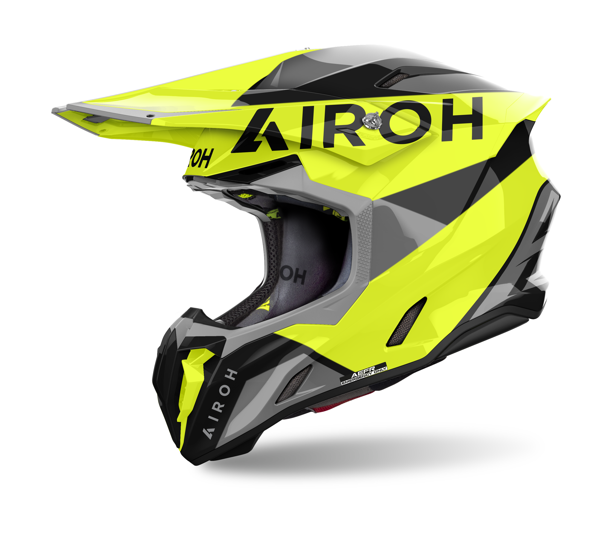 Airoh Crosshelm Twist 3 King - Glans Geel