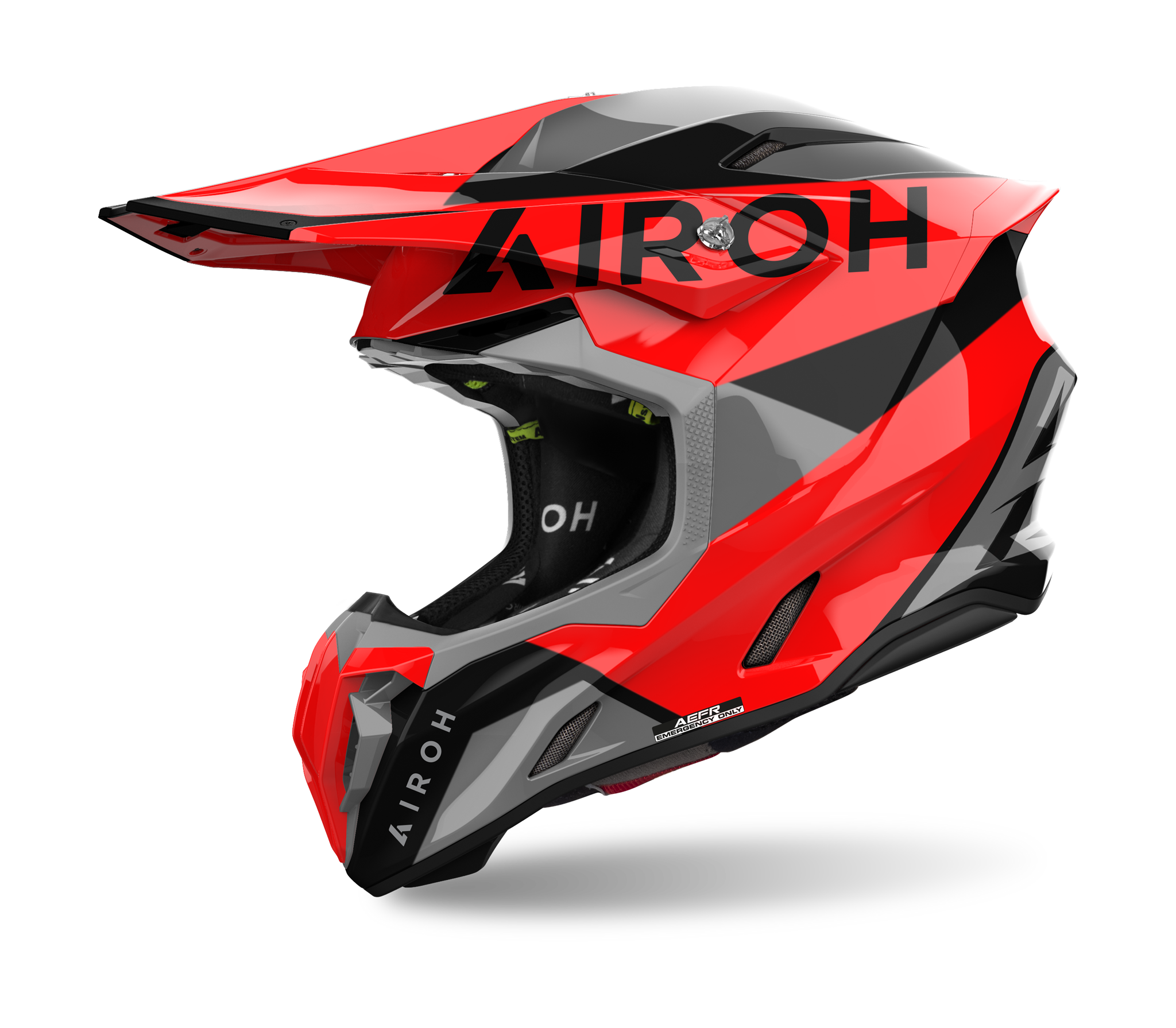 Airoh Crosshelm Twist 3 King - Glans Rood