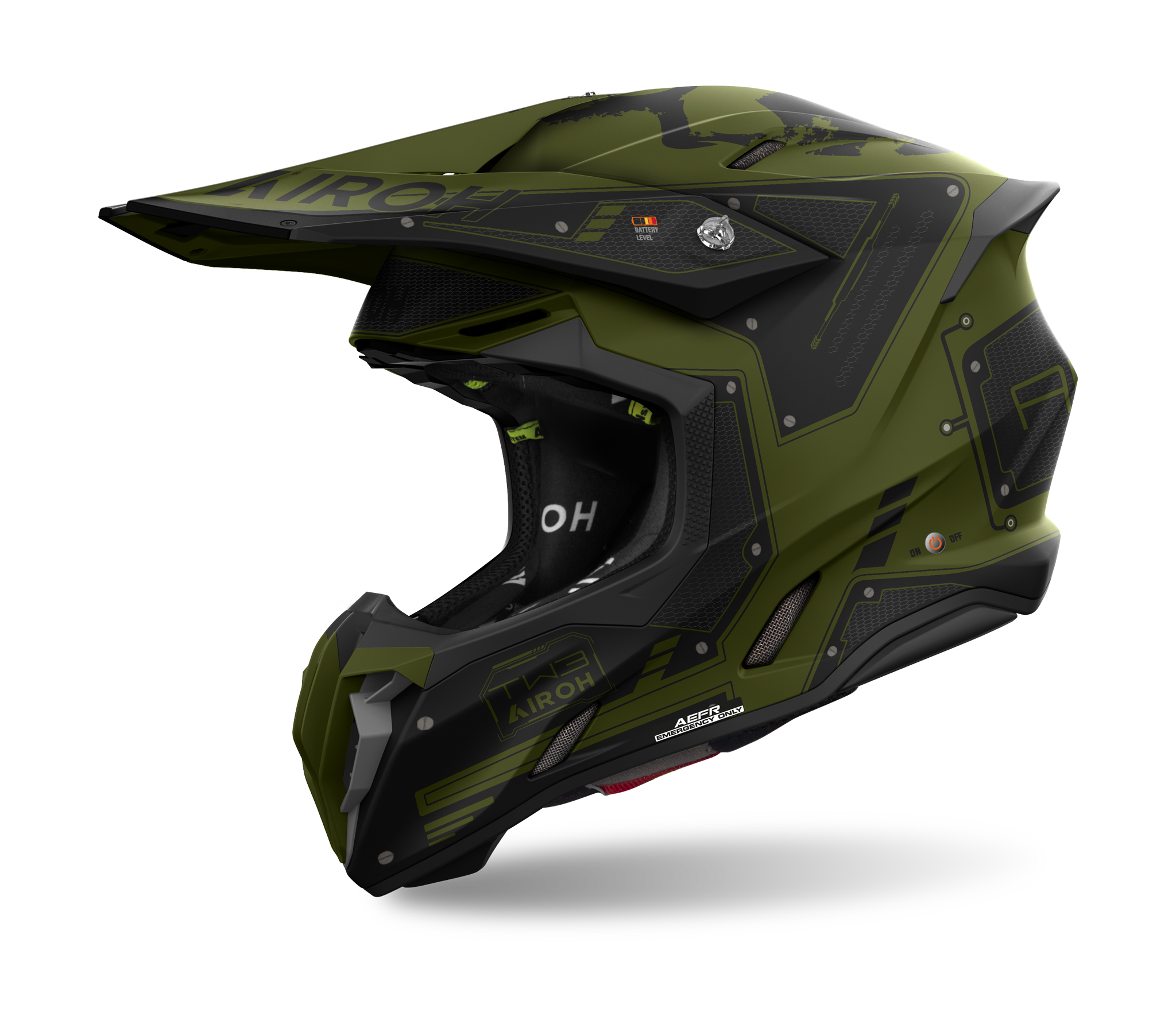 Airoh Crosshelm Twist 3 King - Mat Military