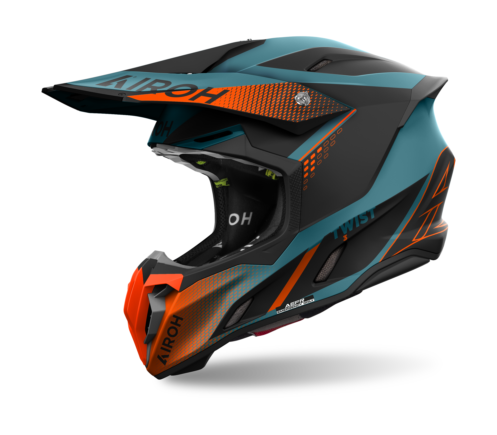 Airoh Crosshelm Twist 3 Shard - Mat Oranje