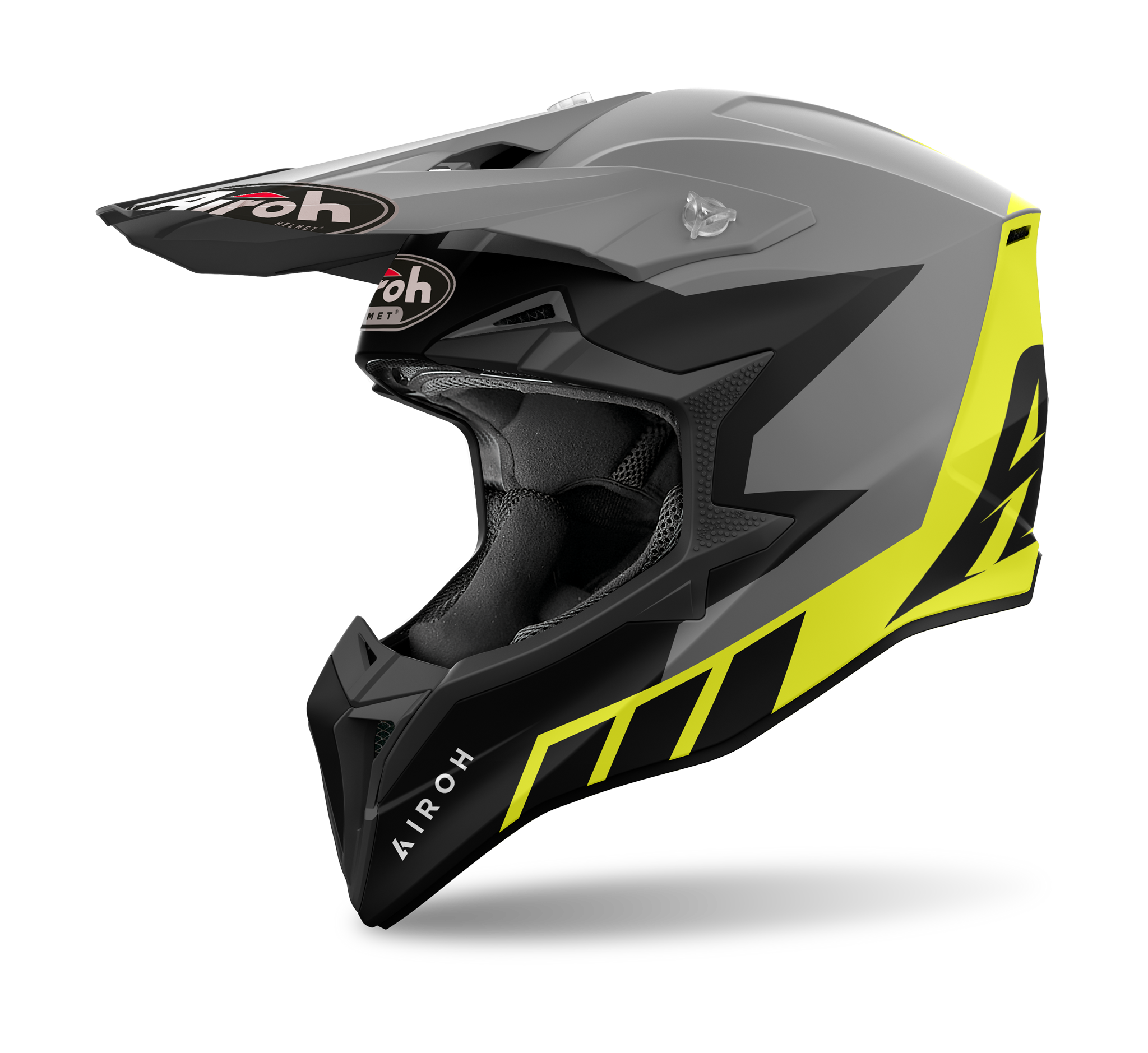 Airoh Crosshelm Wraap Reloaded - Mat Geel