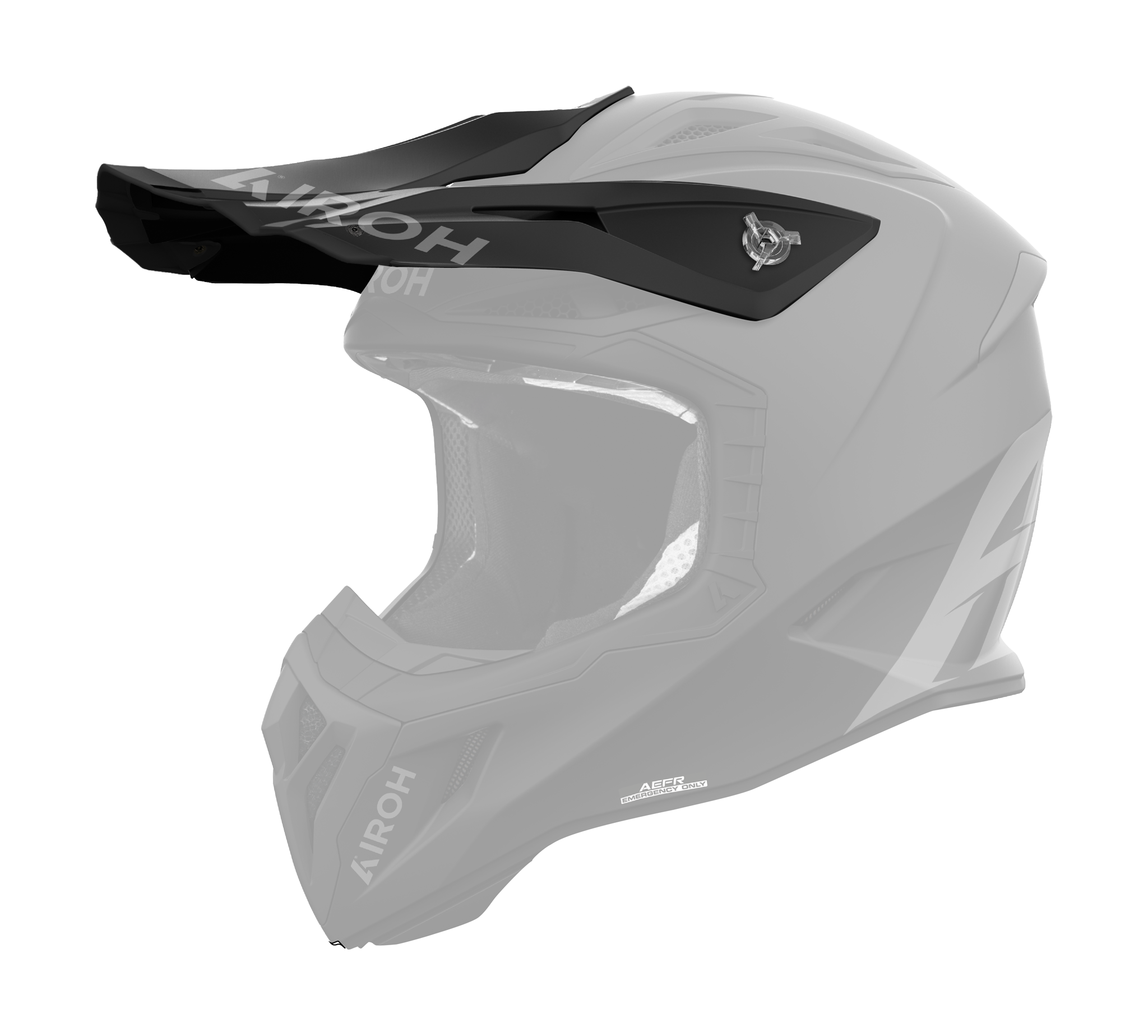 Airoh Helmklep Aviator Ace 2 Color - Mat Zwart