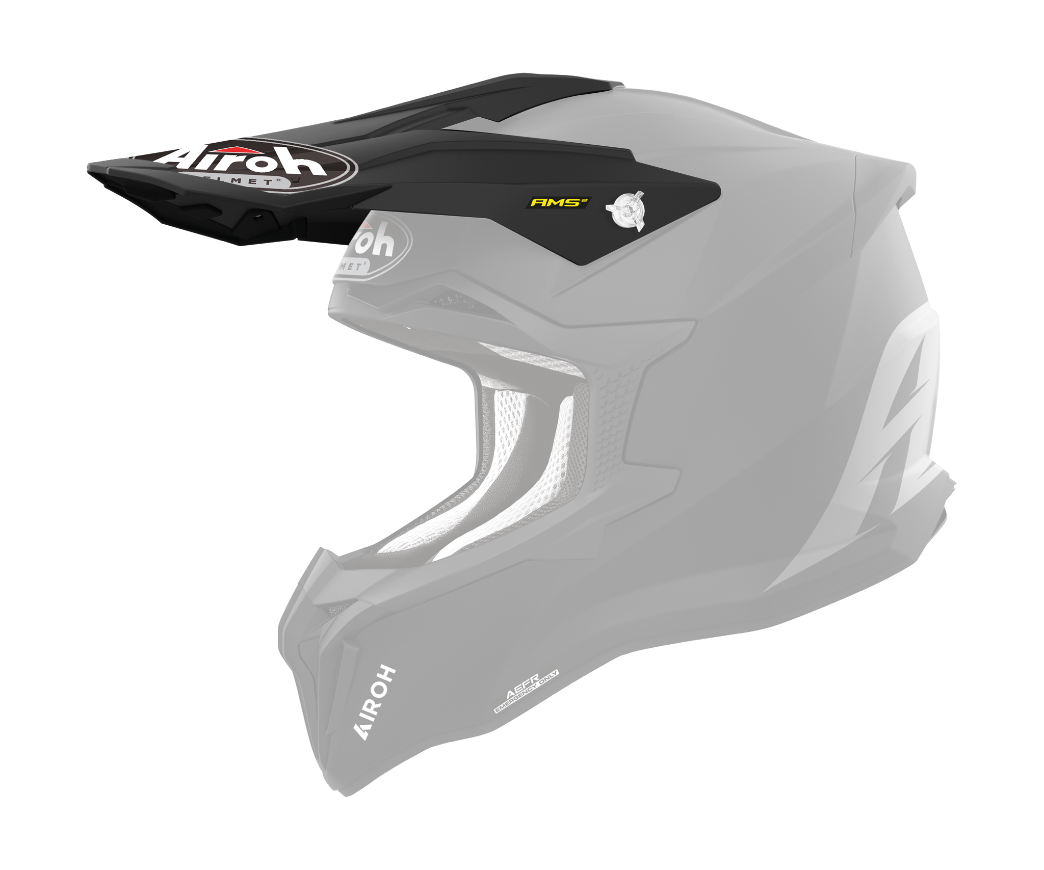 Airoh Helmklep Strycker Color - Glans Wit