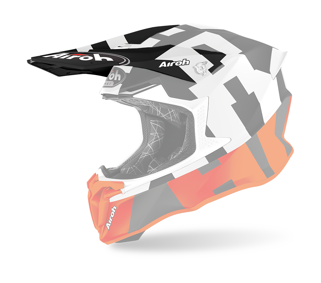 Airoh Helmklep Twist 2.0 Frame - Mat Fluo Oranje