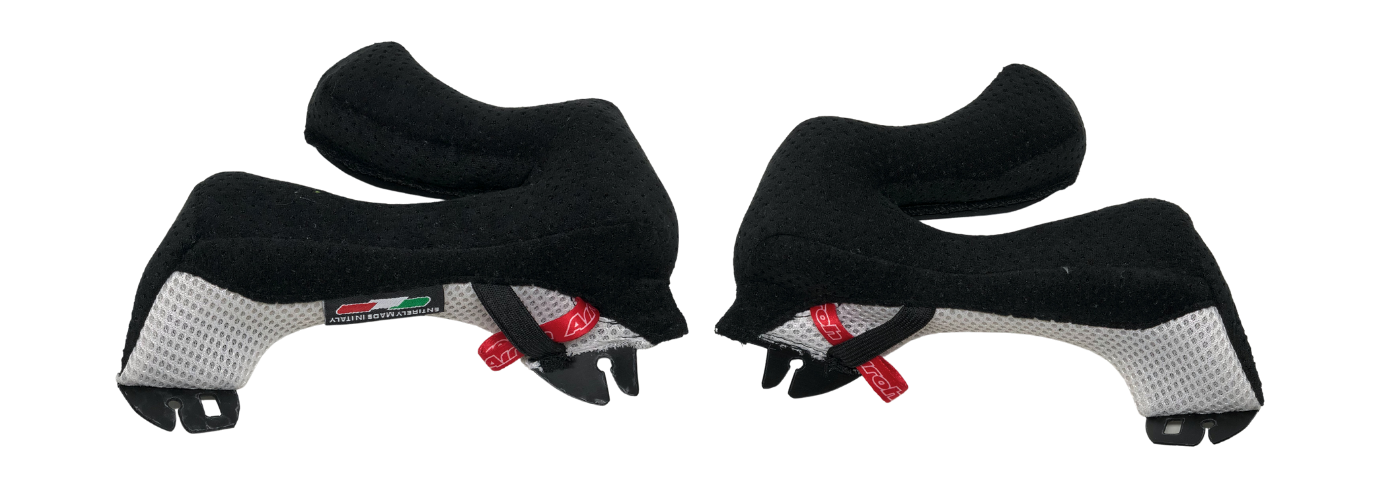 Airoh Wangstukken Aviator Ace - Zwart / Wit