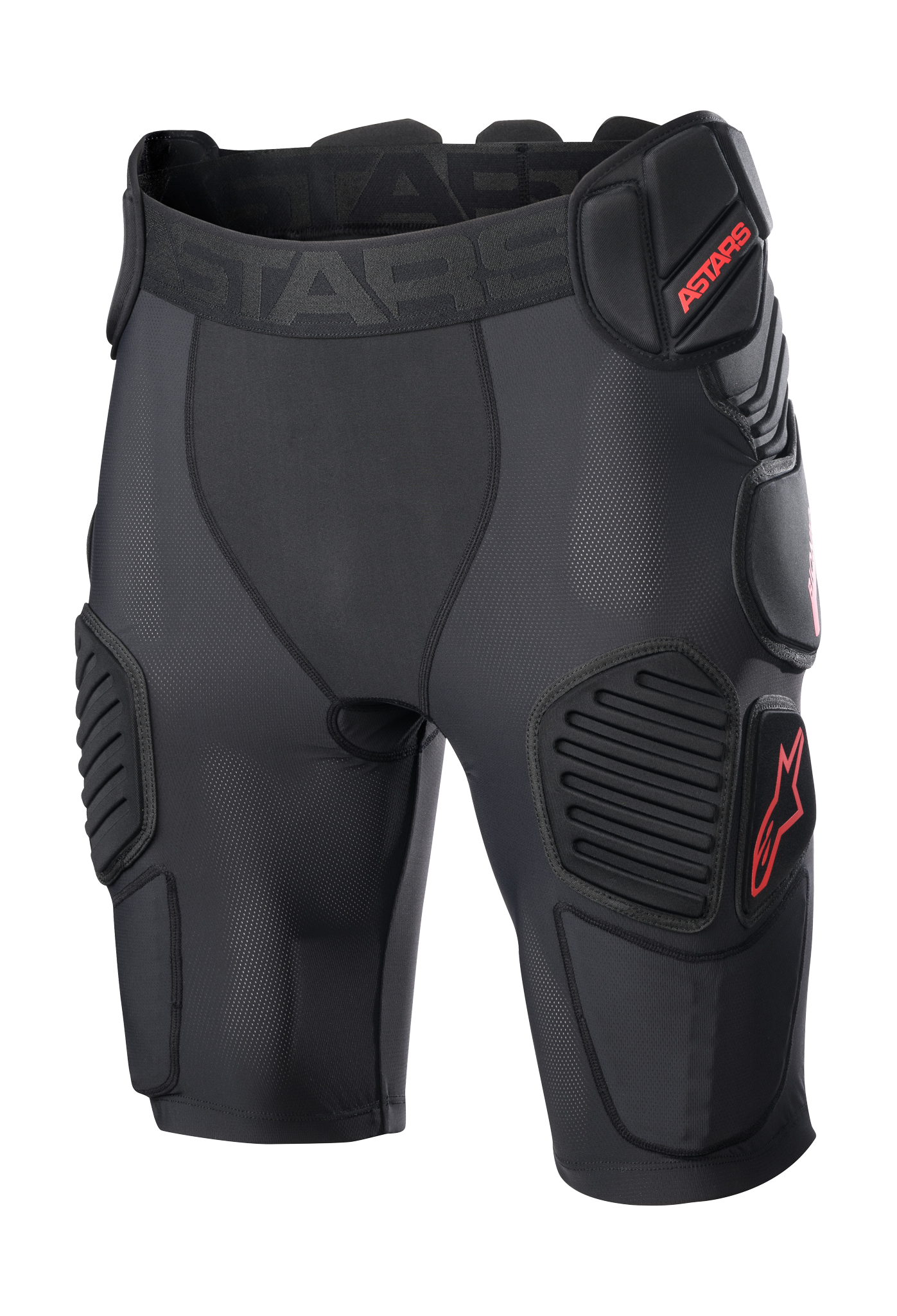 Alpinestars Beschermingsbroek Kort Bionic Pro - Zwart / Rood