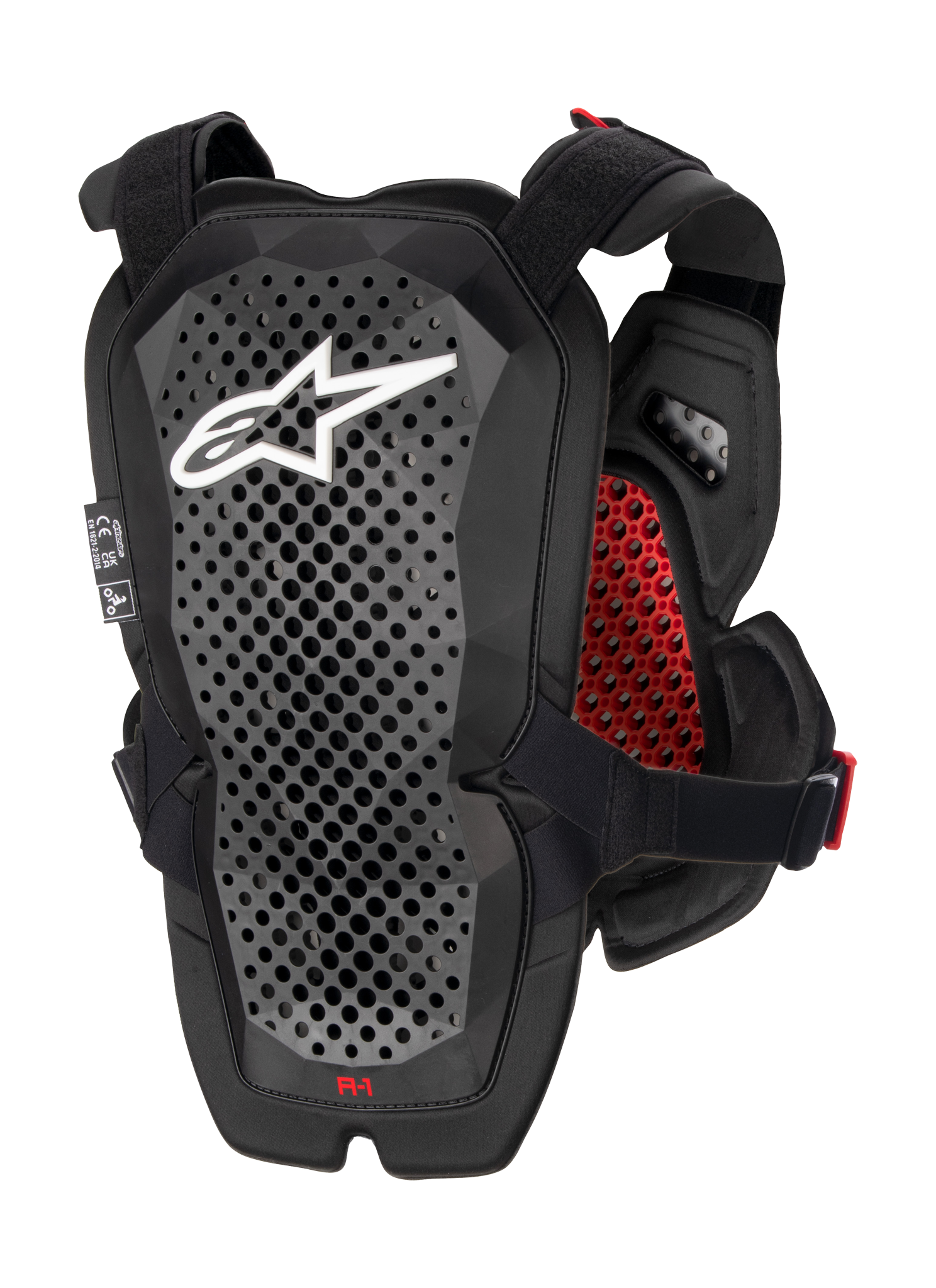Alpinestars Bodyprotector A-1 Pro - Antraciet / Zwart / Rood