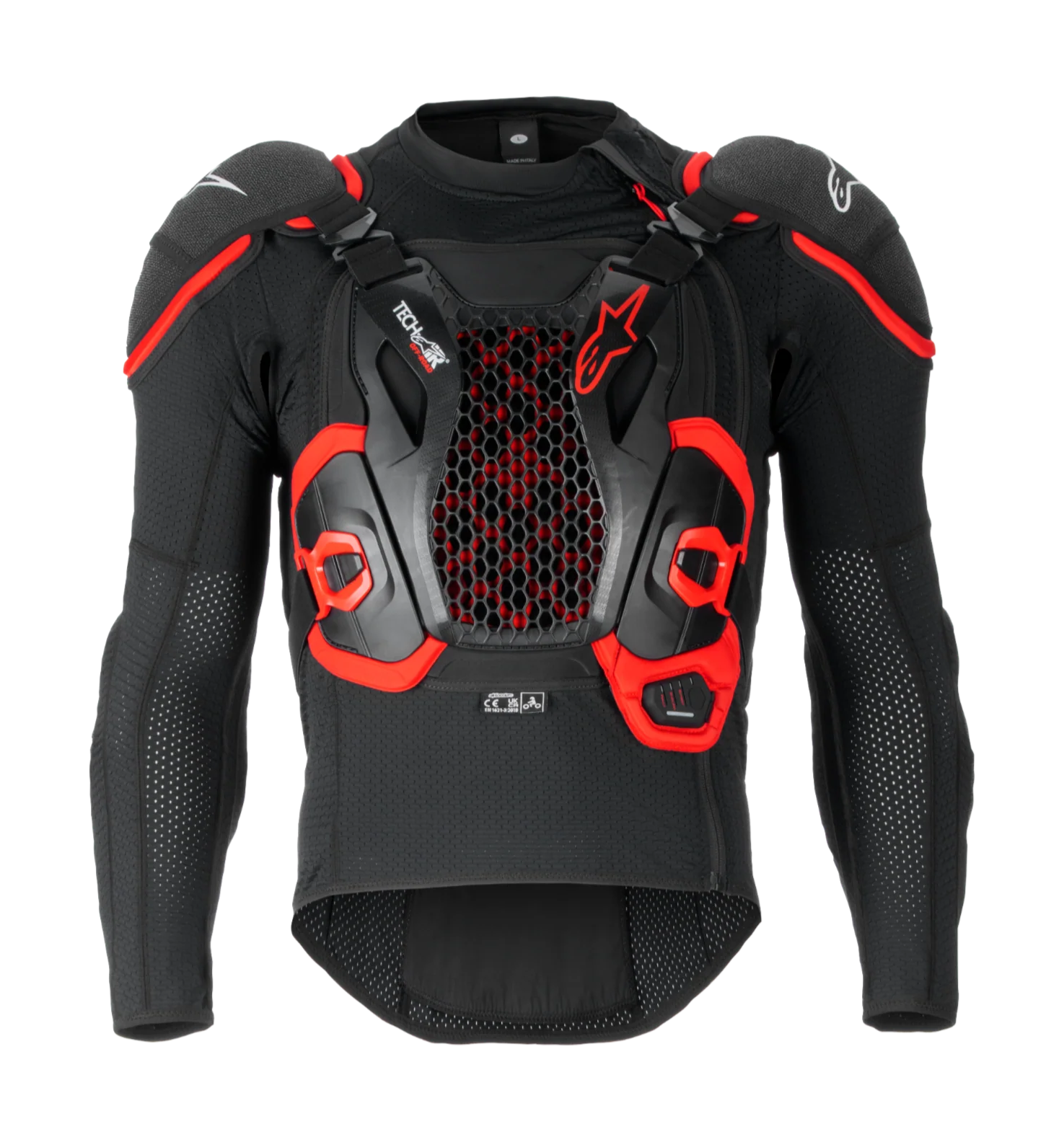 Alpinestars Bodyprotector met Airbag Vest Tech-Air Off-Road - Zwart / Rood