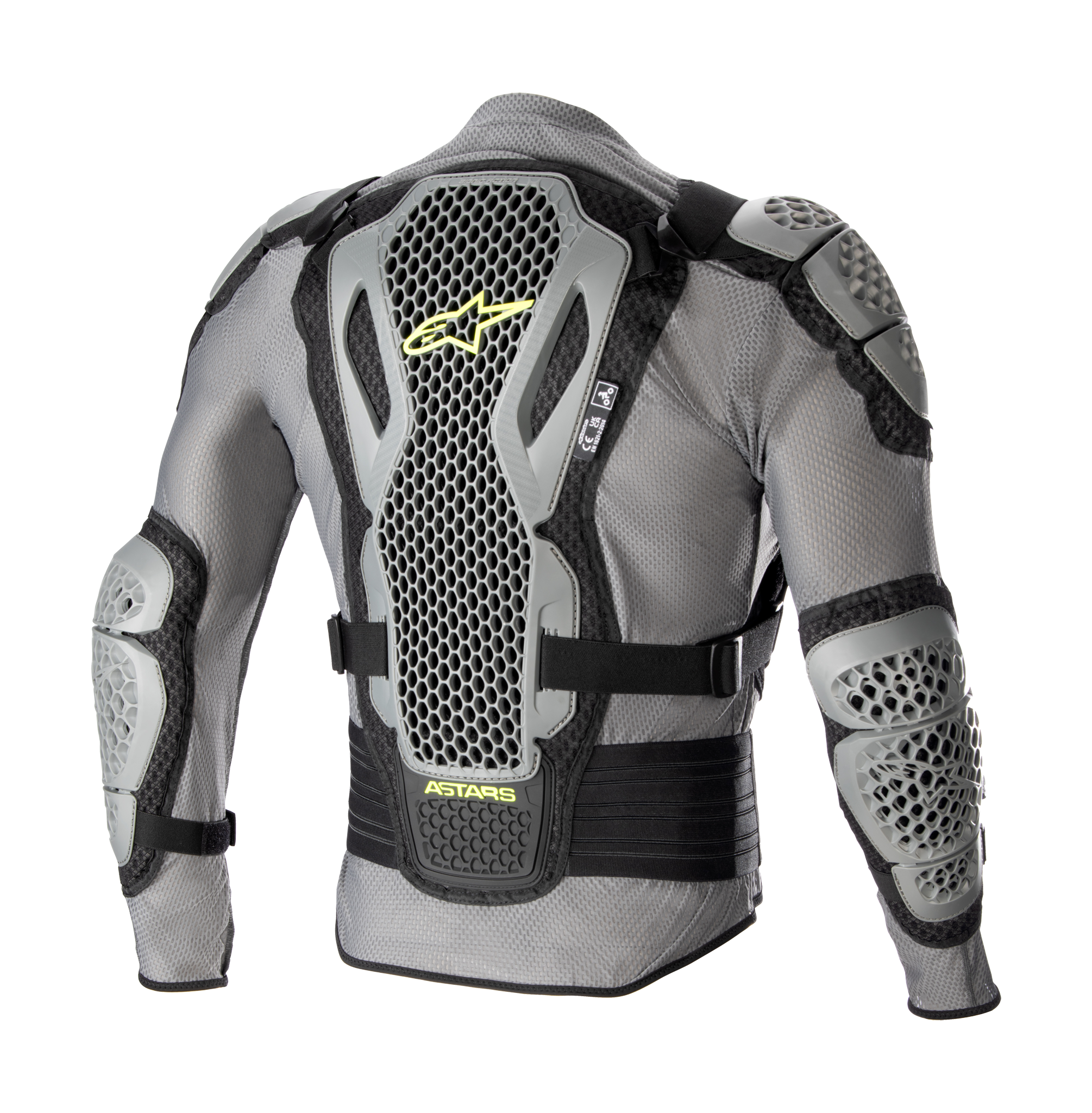 Alpinestars Bodyprotector Vest Bionic Action V2 - Grijs / Zwart / Fluo Geel