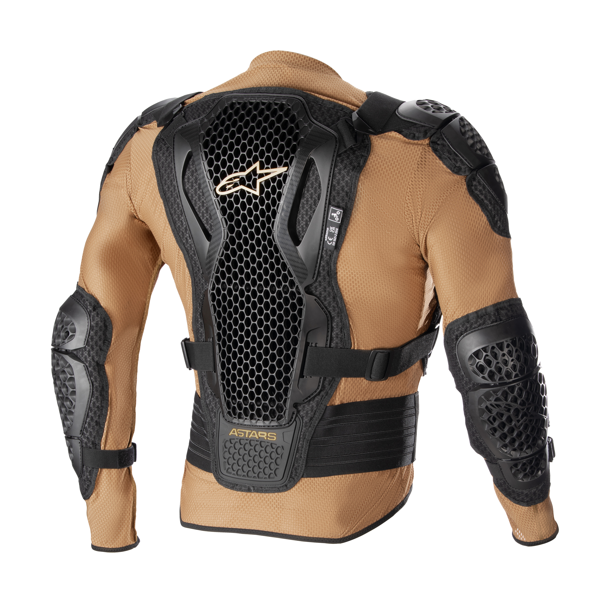 Alpinestars Bodyprotector Vest Bionic Action V2 - Sand / Zwart / Tangerine