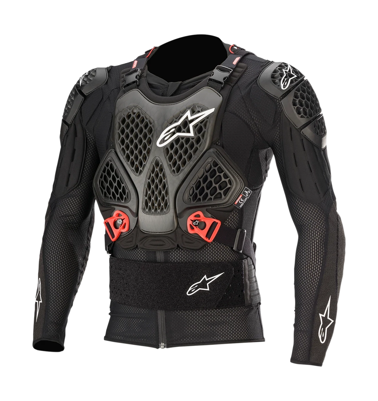 Alpinestars Bodyprotector Vest Bionic Tech V2 - Zwart / Rood
