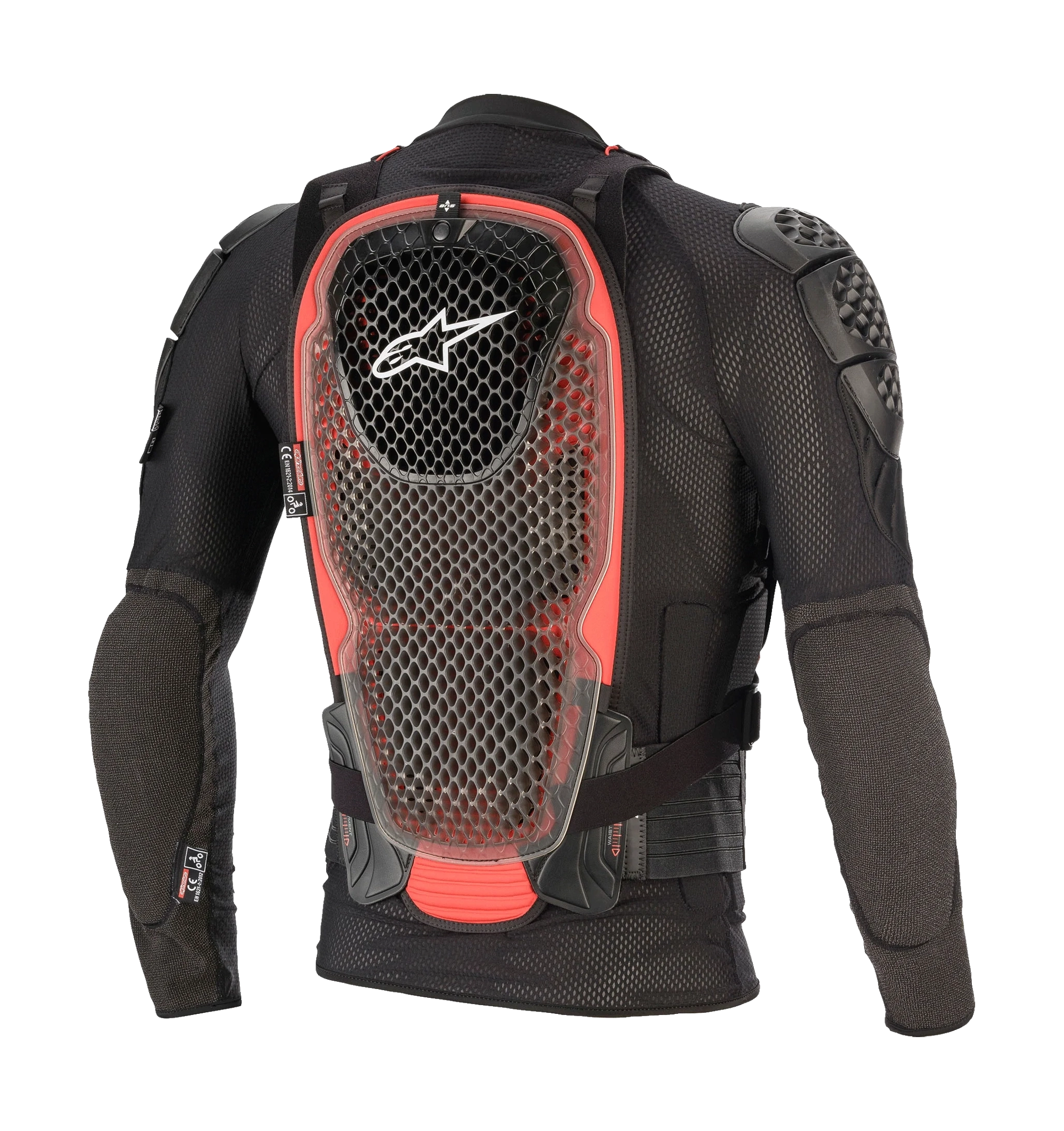 Alpinestars Bodyprotector Vest Bionic Tech V2 - Zwart / Rood