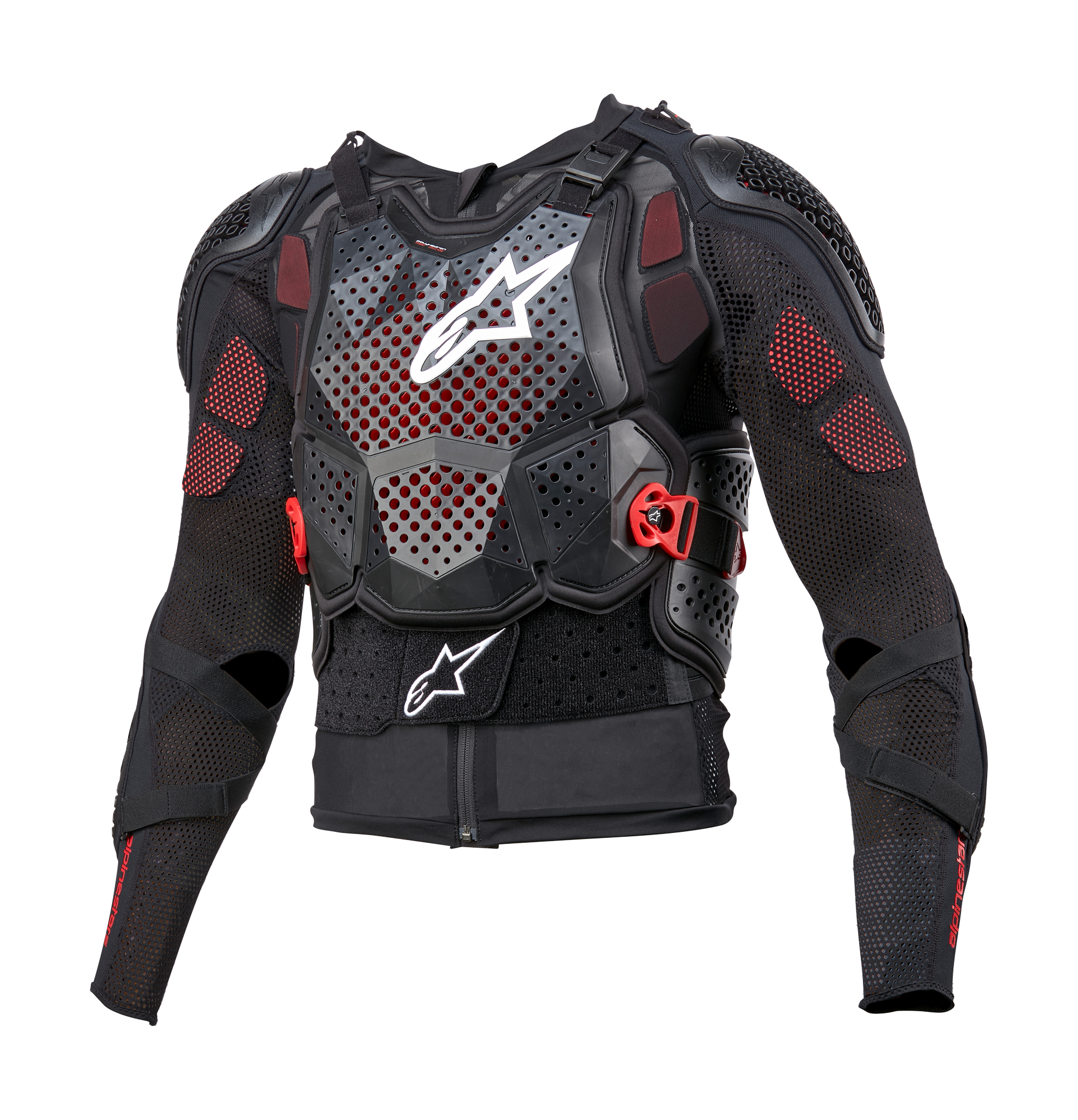 Alpinestars Bodyprotector Vest Bionic Tech V3 - Zwart / Wit / Rood