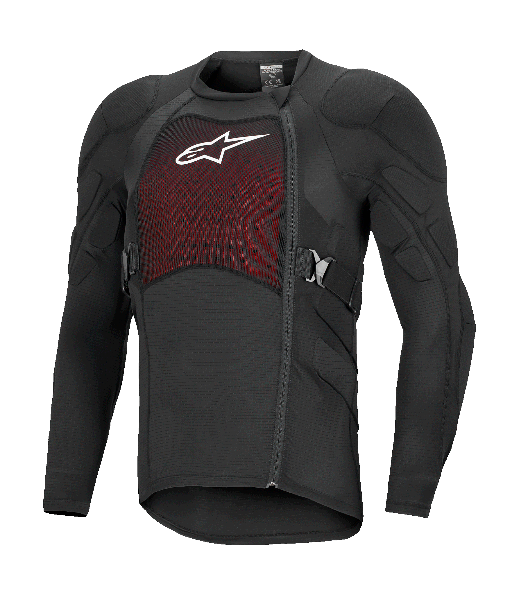 Alpinestars Bodyprotector Vest Zacht Bionic Plasma LT Lang - Zwart / Wit
