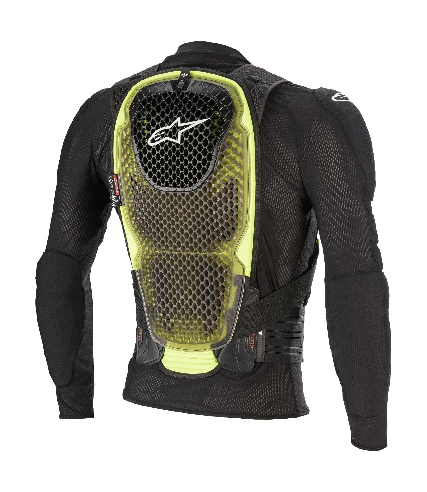Alpinestars Bodyprotector Vest Zacht Bionic Pro V2 - Zwart / Geel / Fluo Geel