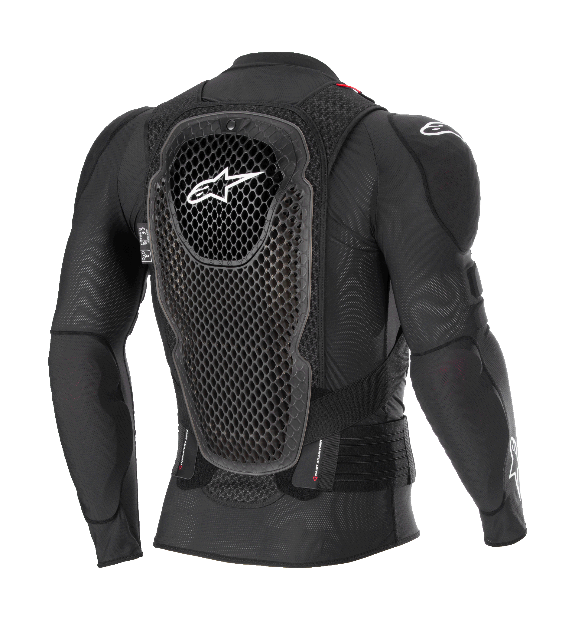Alpinestars Bodyprotector Vest Zacht Bionic Pro V3 Plasma - Zwart / Rood / Wit