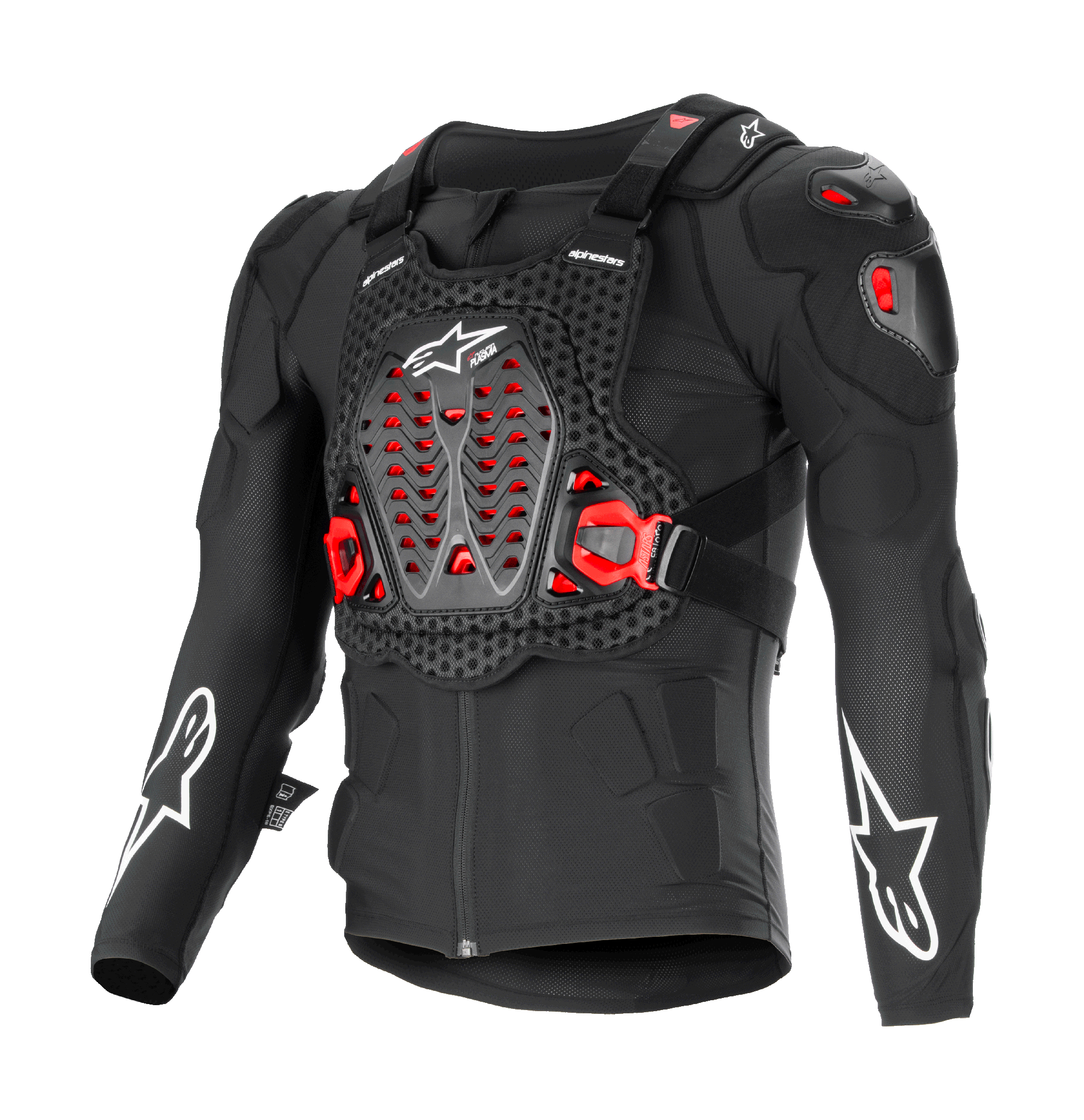 Alpinestars Bodyprotector Vest Zacht Bionic XTR Plasma - Zwart / Rood / Wit