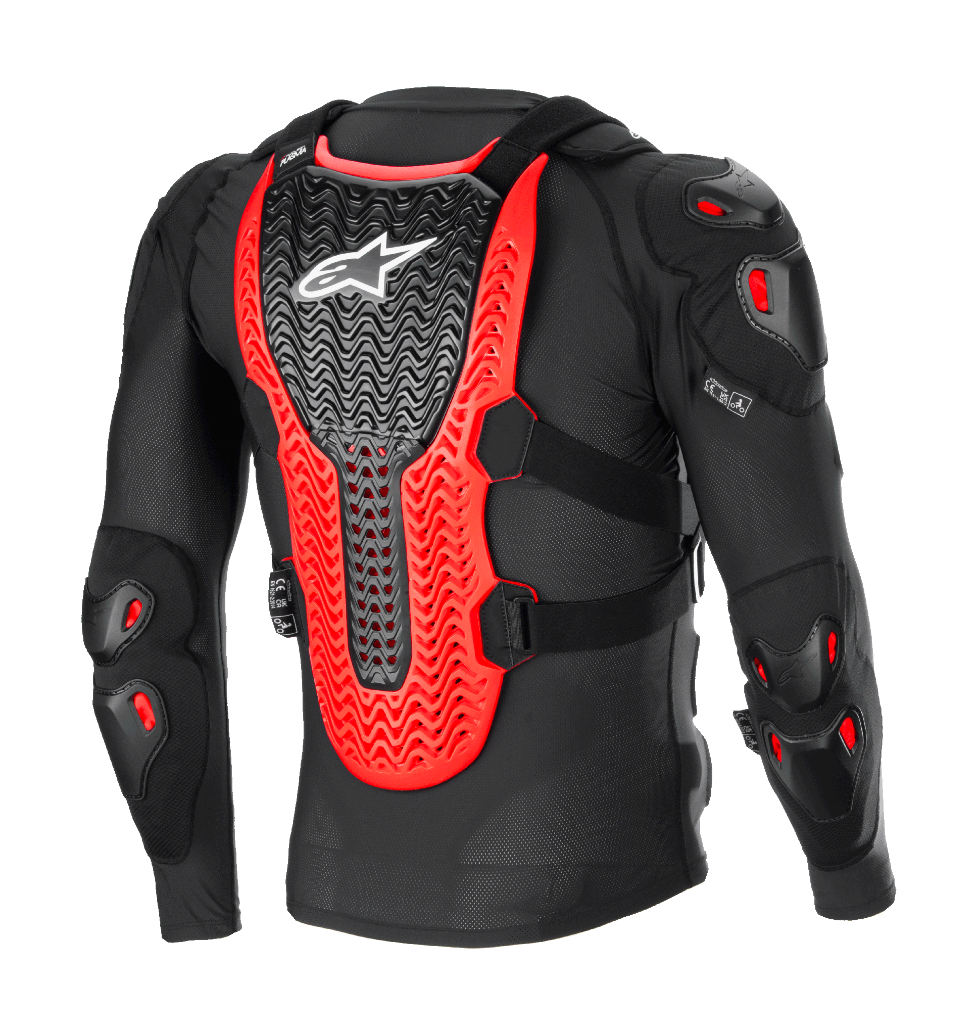 Alpinestars Bodyprotector Vest Zacht Bionic XTR Plasma - Zwart / Rood / Wit