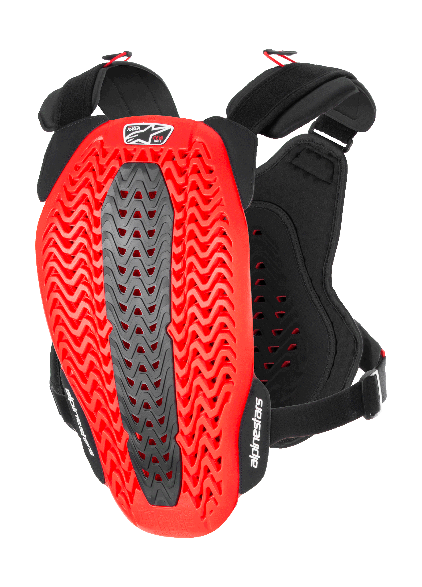 Alpinestars Bodyprotector Zacht A-5 Plasma - Zwart / Rood / Wit