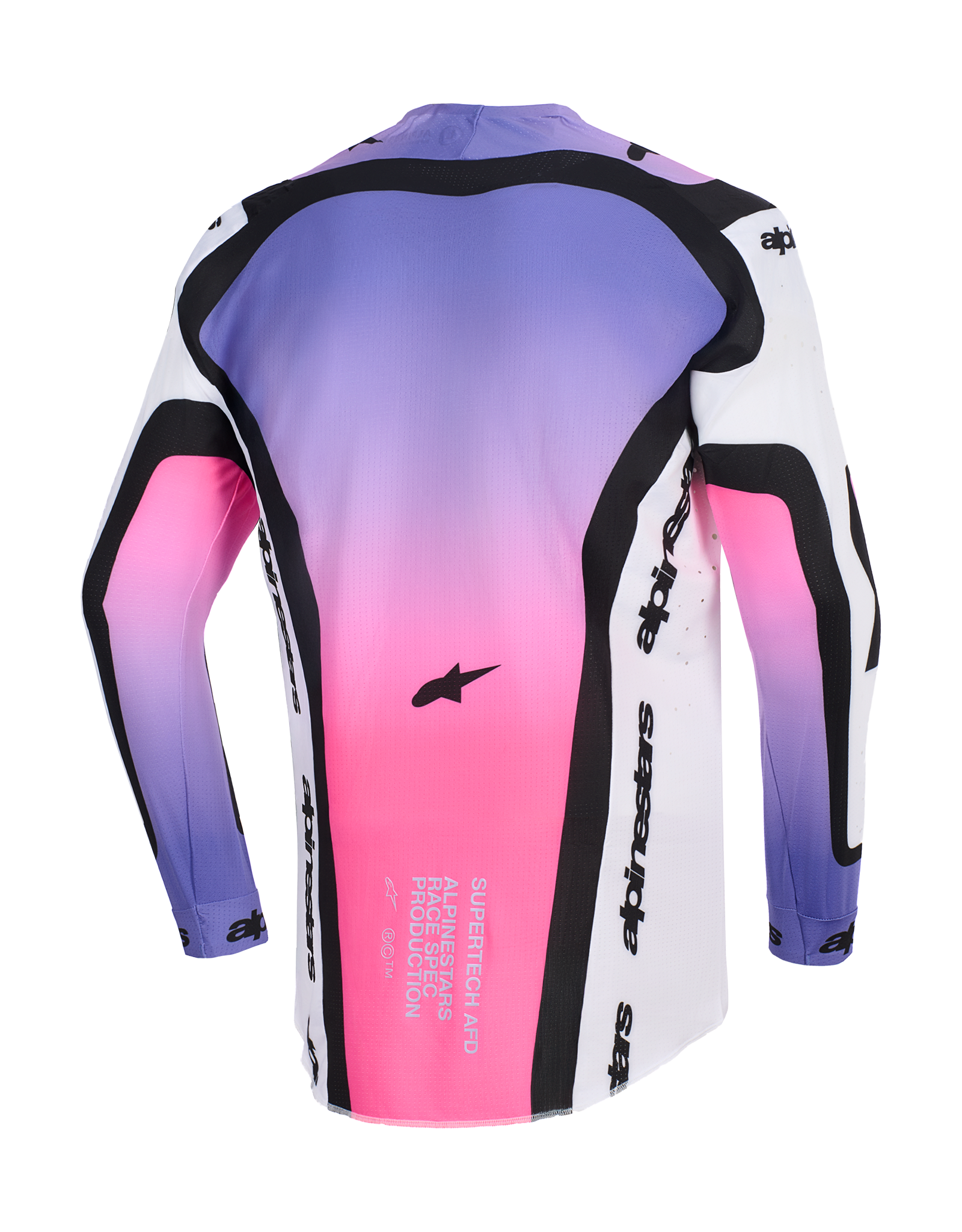 Alpinestars Cross Shirt 2026 Supertech Pro Vista - Wit / Paars / Zwart